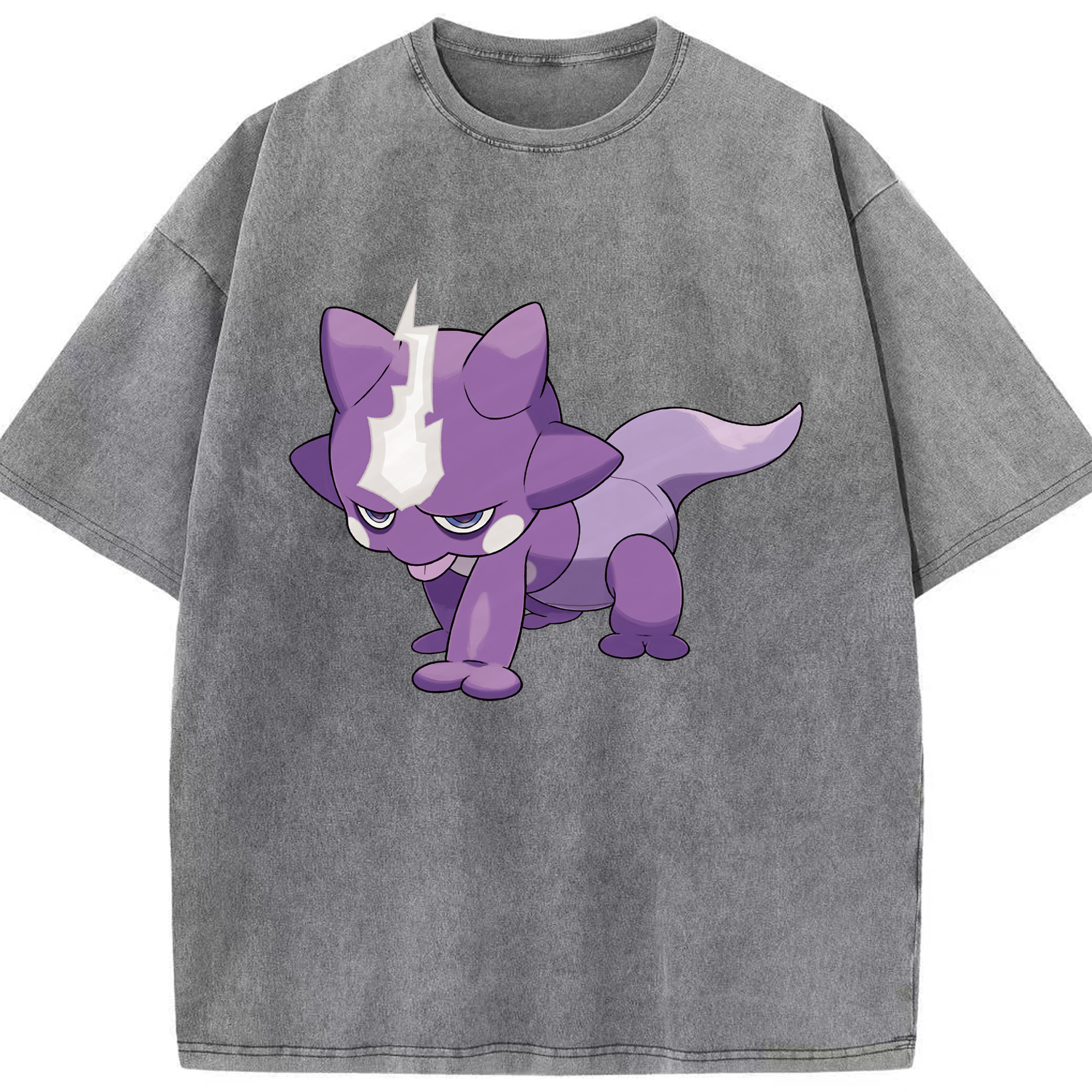 （画像用） ポケットモンスター Pokémon 綿100% ヴィンテージ風 半袖Tシャツ（フロントプリント）