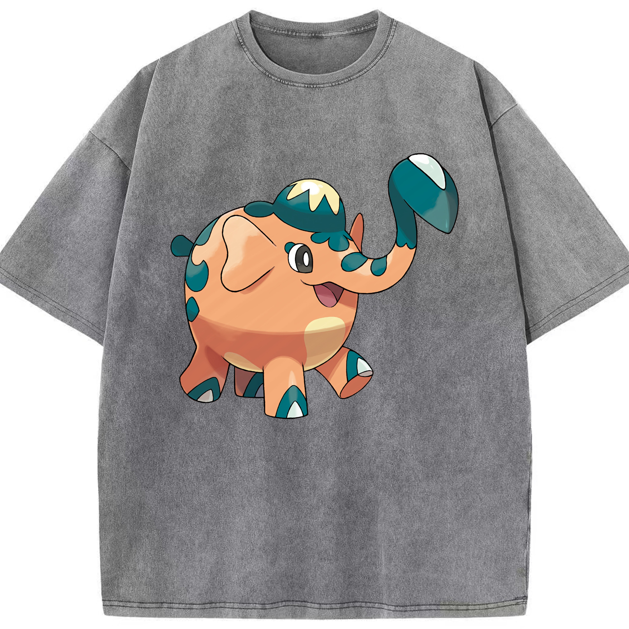 （画像用） ポケットモンスター Pokémon 綿100% ヴィンテージ風 半袖Tシャツ（フロントプリント）