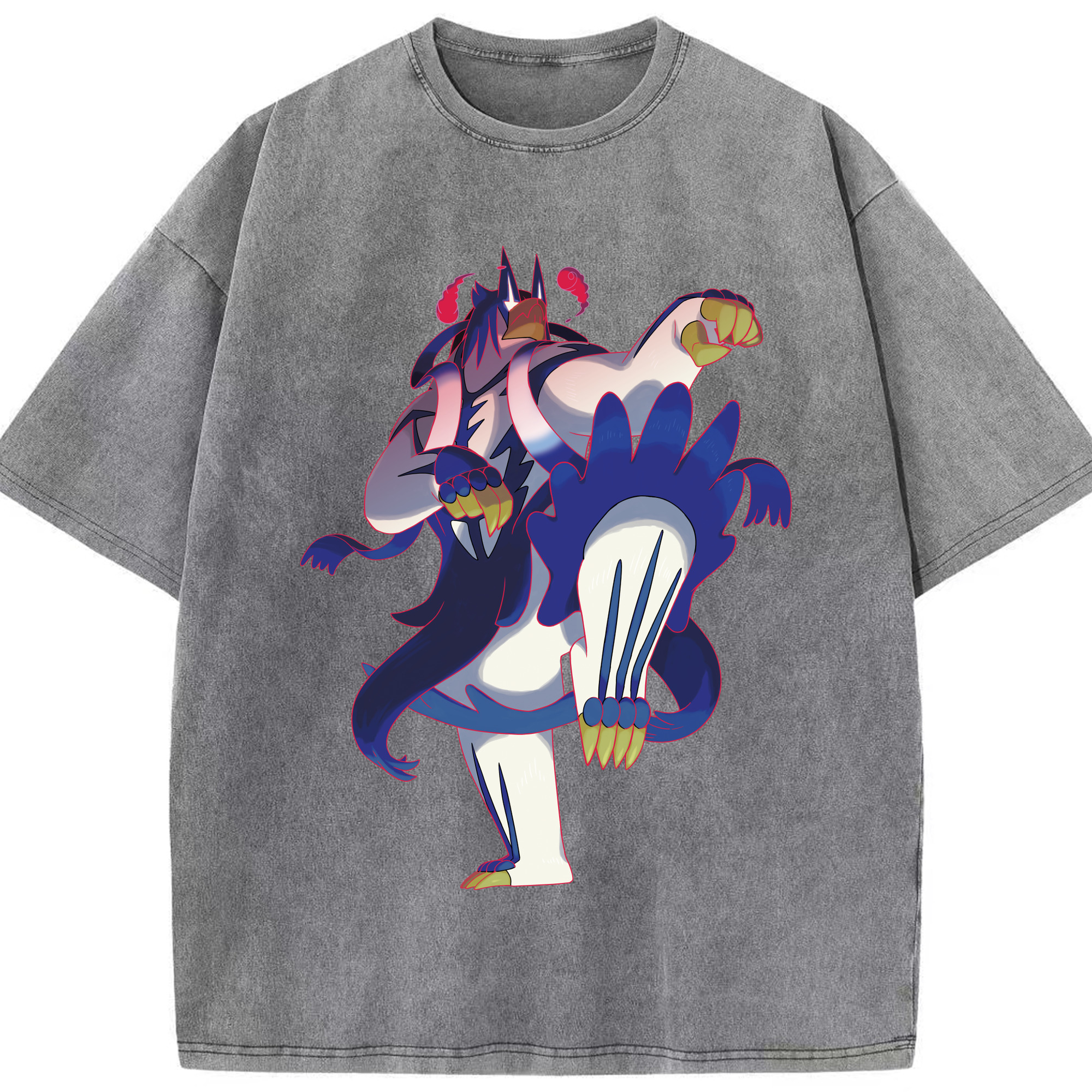 （画像用） ポケットモンスター Pokémon 綿100% ヴィンテージ風 半袖Tシャツ（フロントプリント）