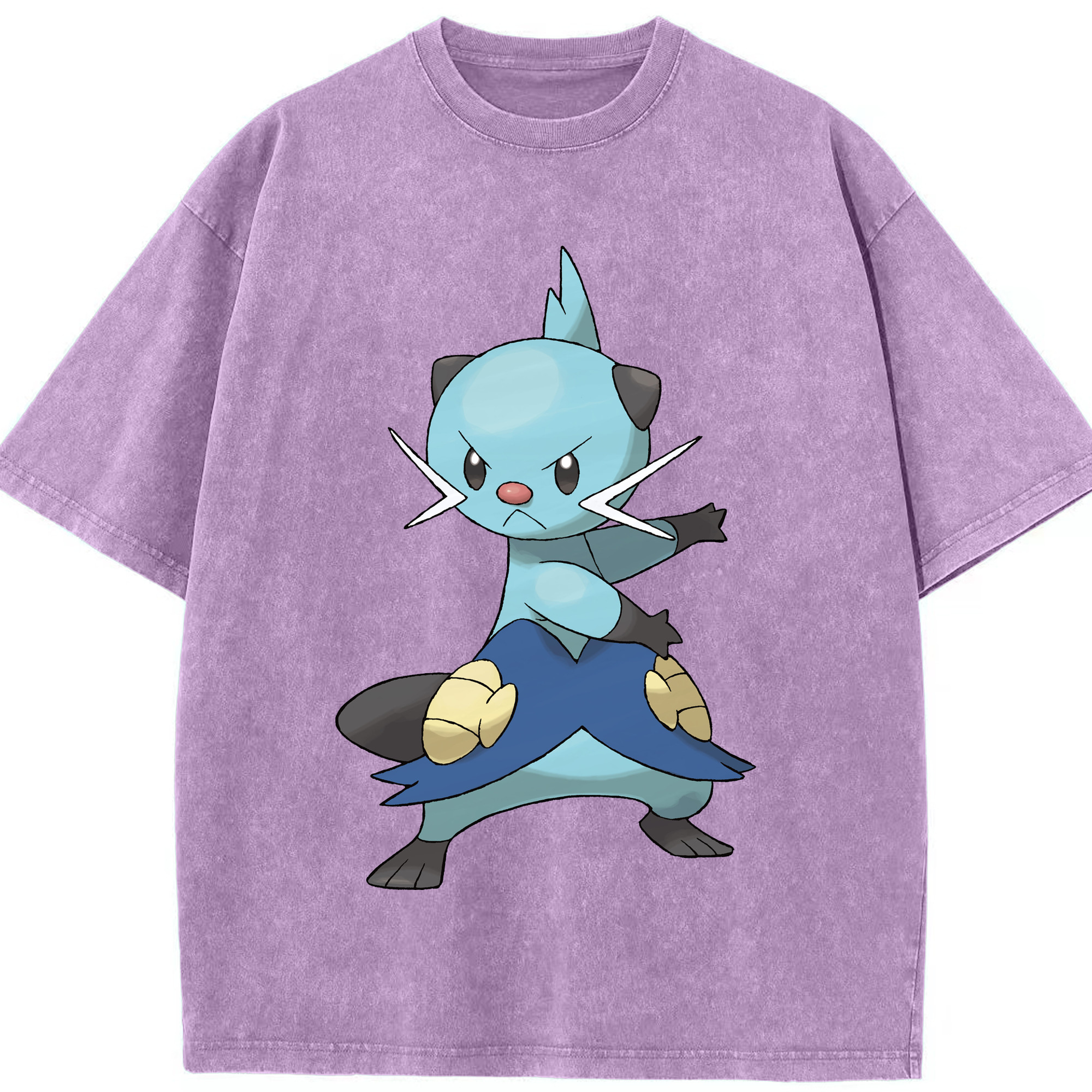 （画像用） ポケットモンスター Pokémon 綿100% ヴィンテージ風 半袖Tシャツ（フロントプリント）