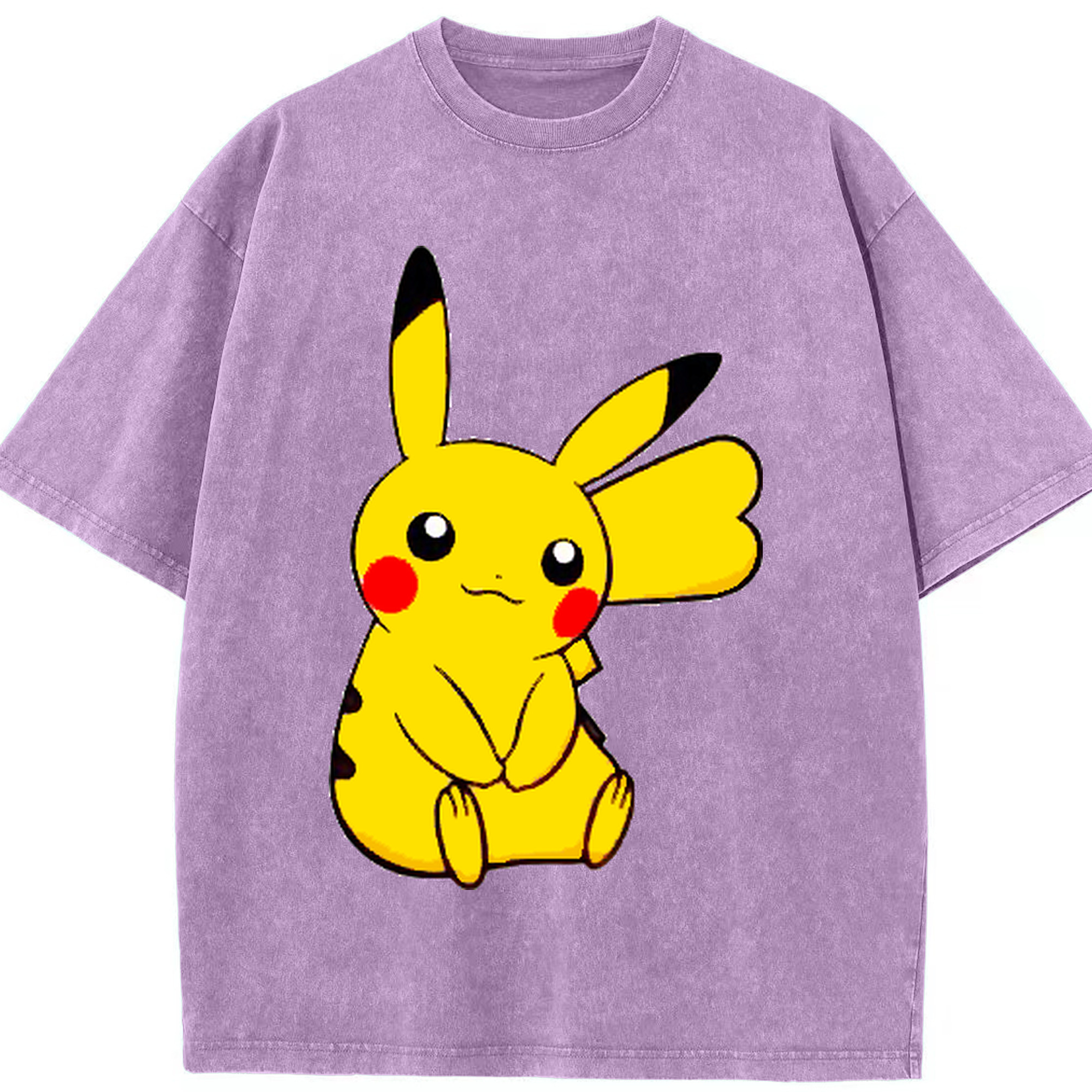 （画像用） ポケットモンスター Pokémon 綿100% ヴィンテージ風 半袖Tシャツ（フロントプリント）