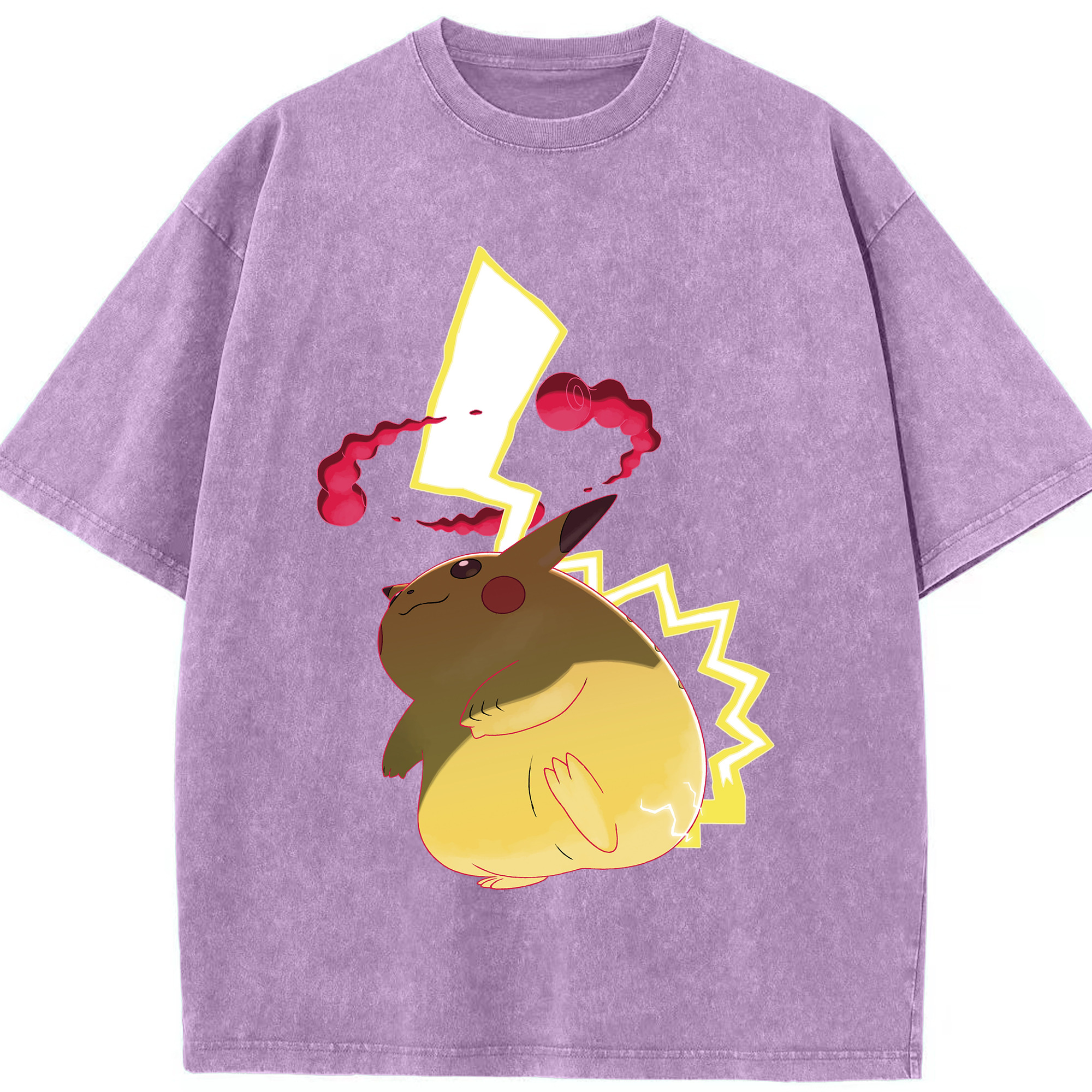 （画像用） ポケットモンスター Pokémon 綿100% ヴィンテージ風 半袖Tシャツ（フロントプリント）