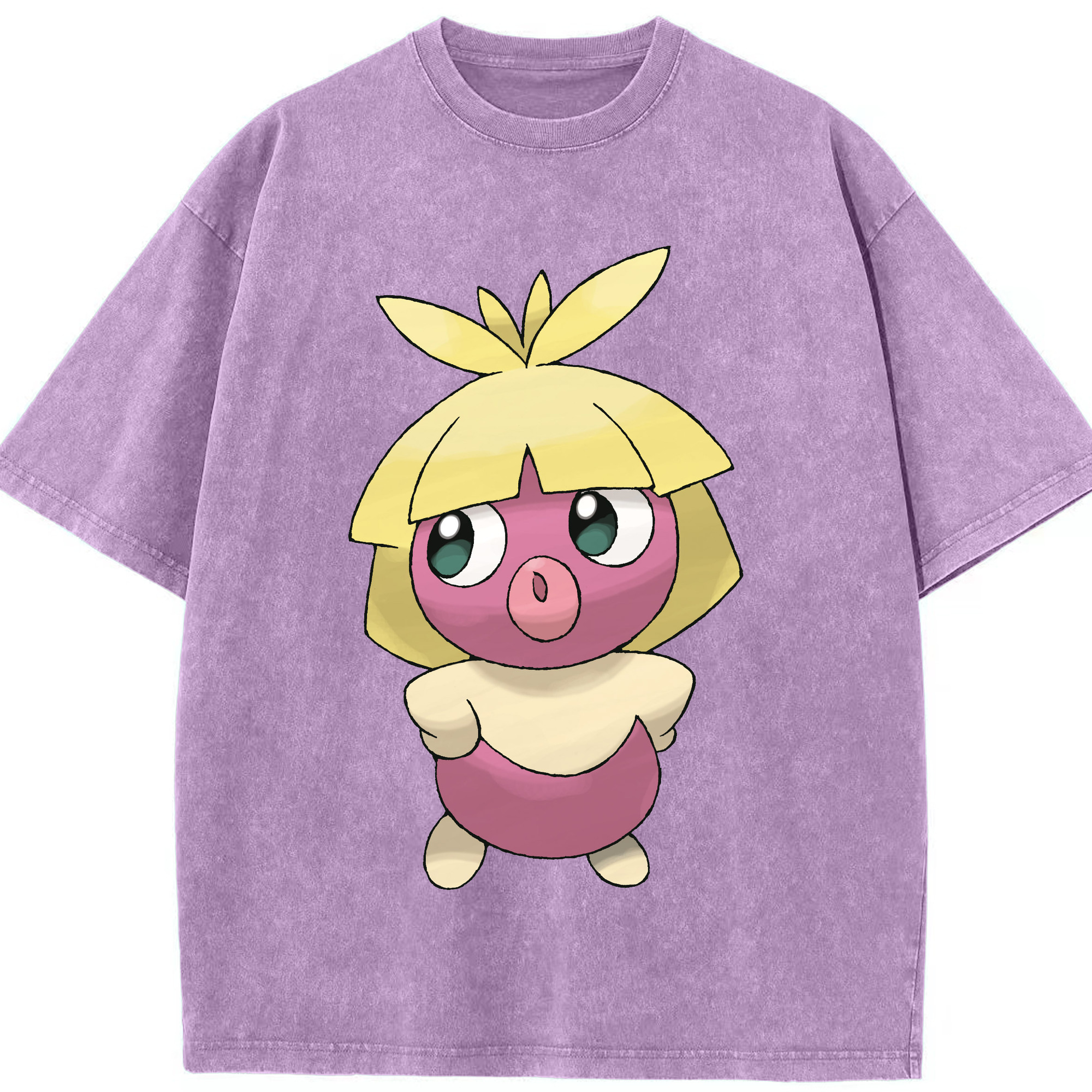 （画像用） ポケットモンスター Pokémon 綿100% ヴィンテージ風 半袖Tシャツ（フロントプリント）