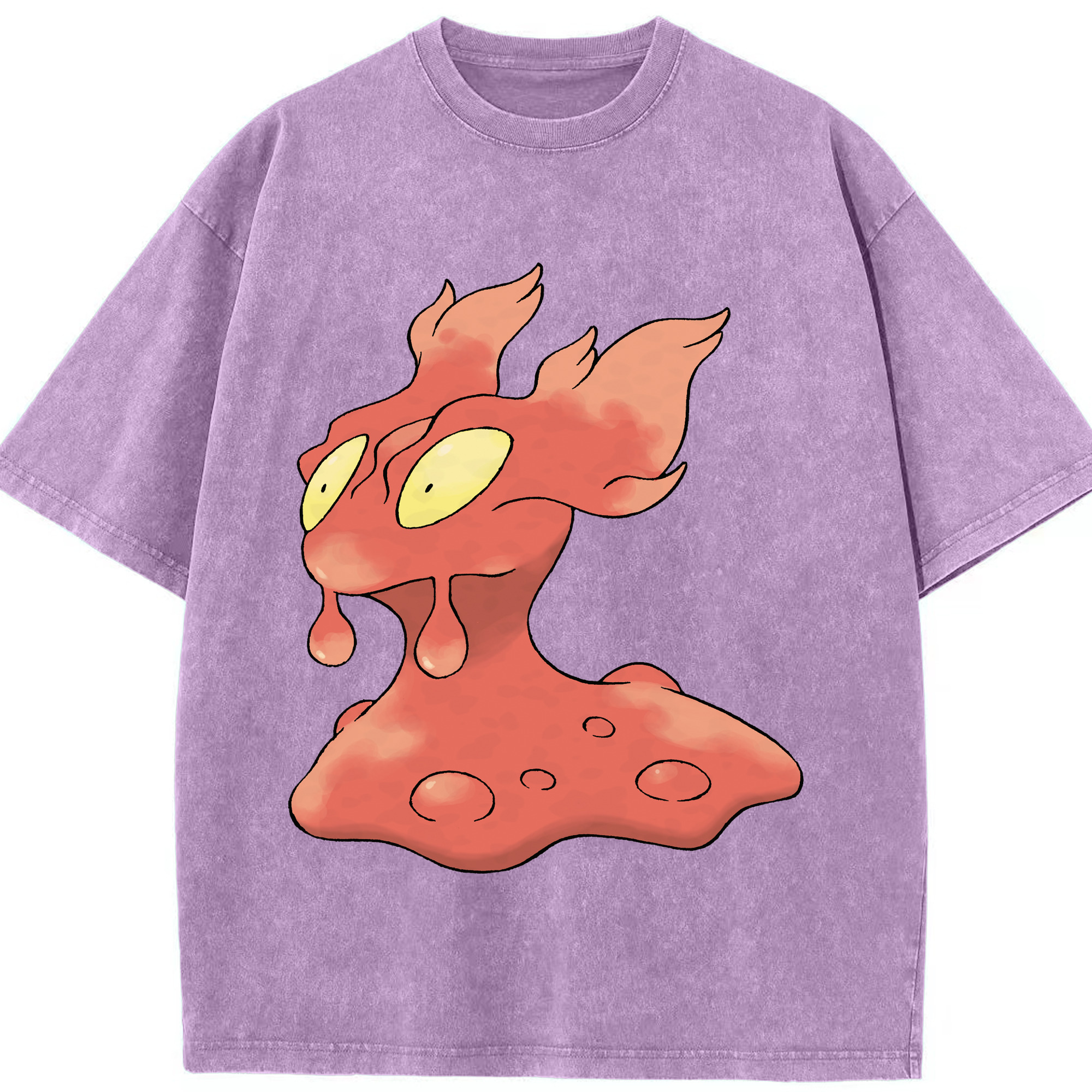 （画像用） ポケットモンスター Pokémon 綿100% ヴィンテージ風 半袖Tシャツ（フロントプリント）