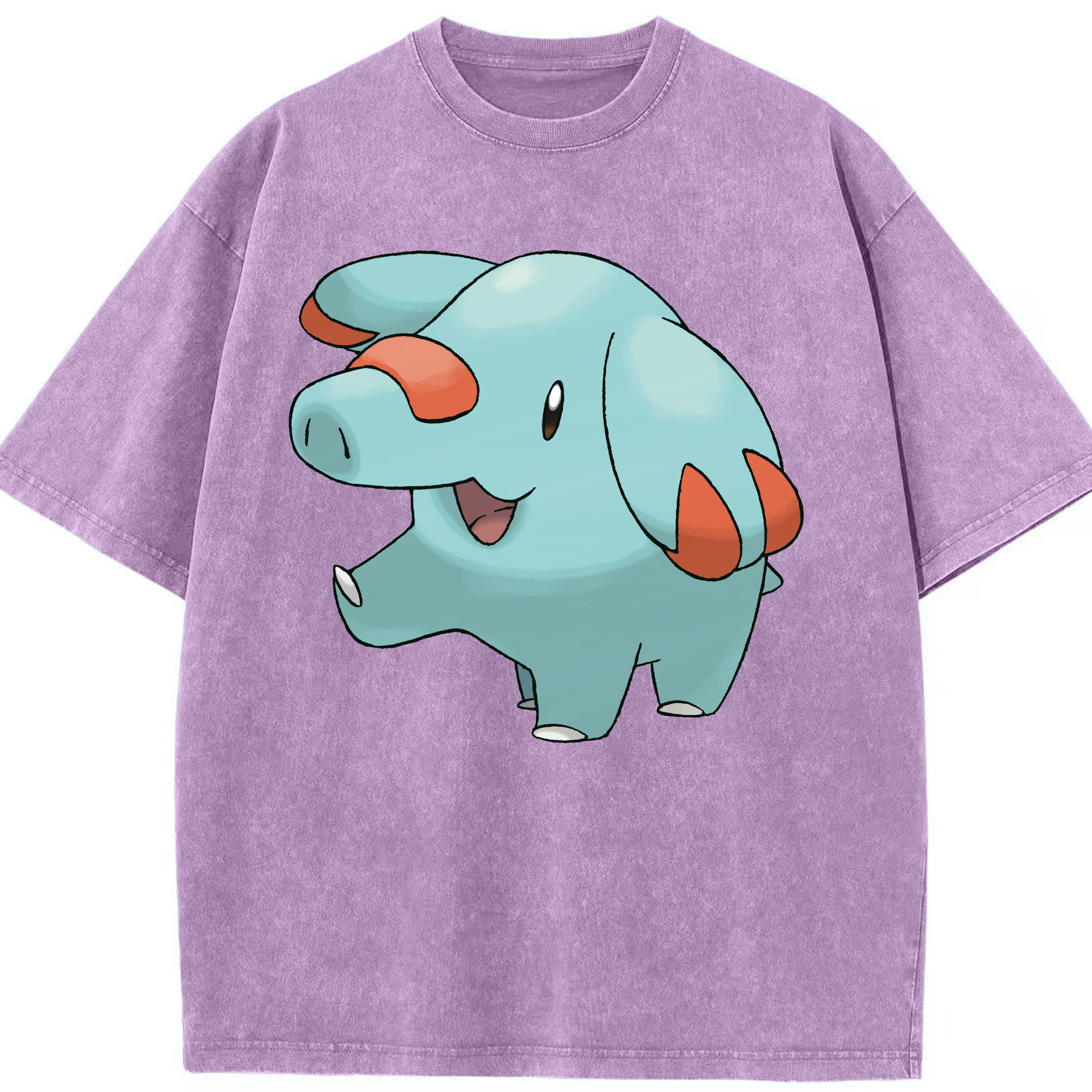（画像用） ポケットモンスター Pokémon 綿100% ヴィンテージ風 半袖Tシャツ（フロントプリント）