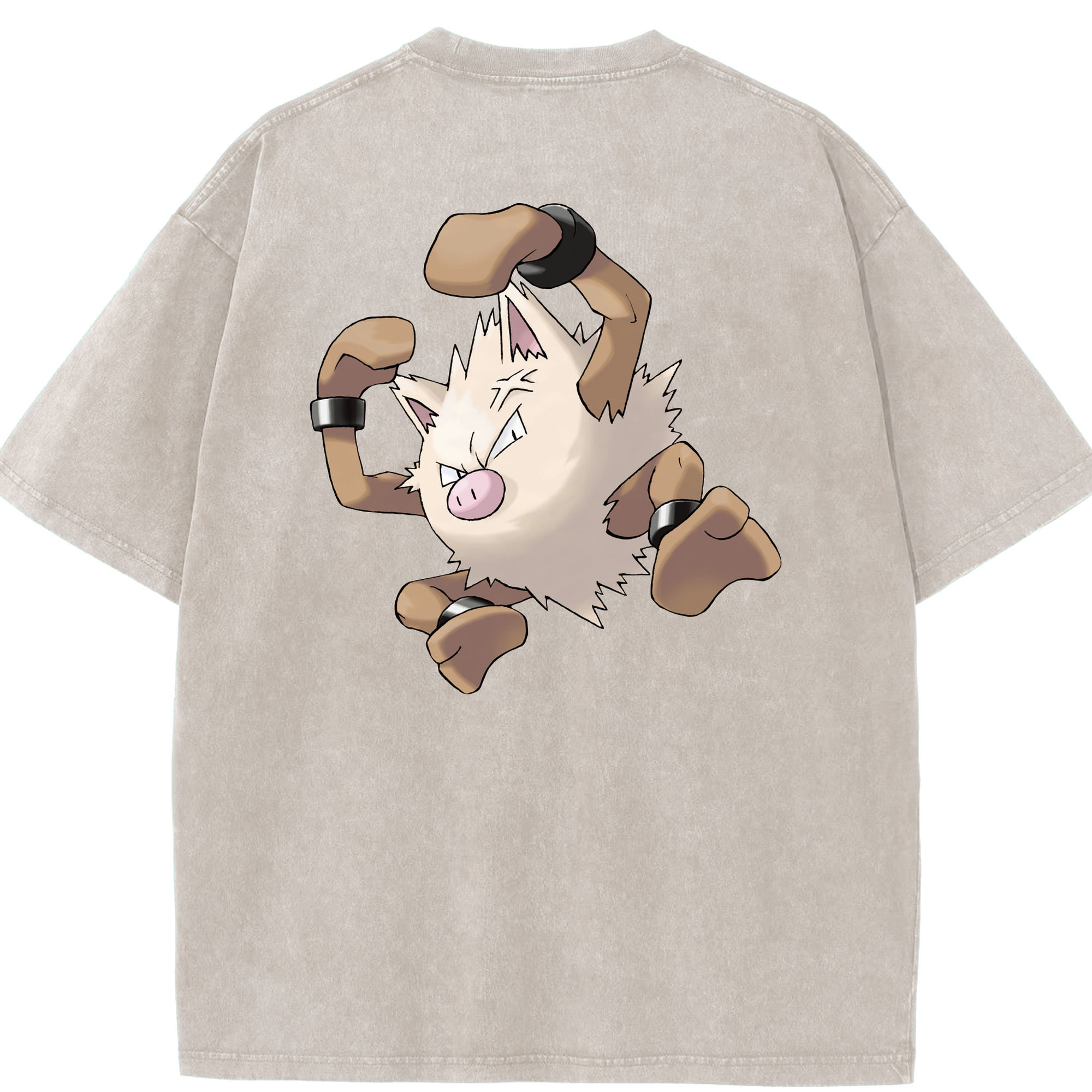 （画像用） ポケットモンスター Pokémon 綿100% ヴィンテージ風 半袖Tシャツ（背面プリント）