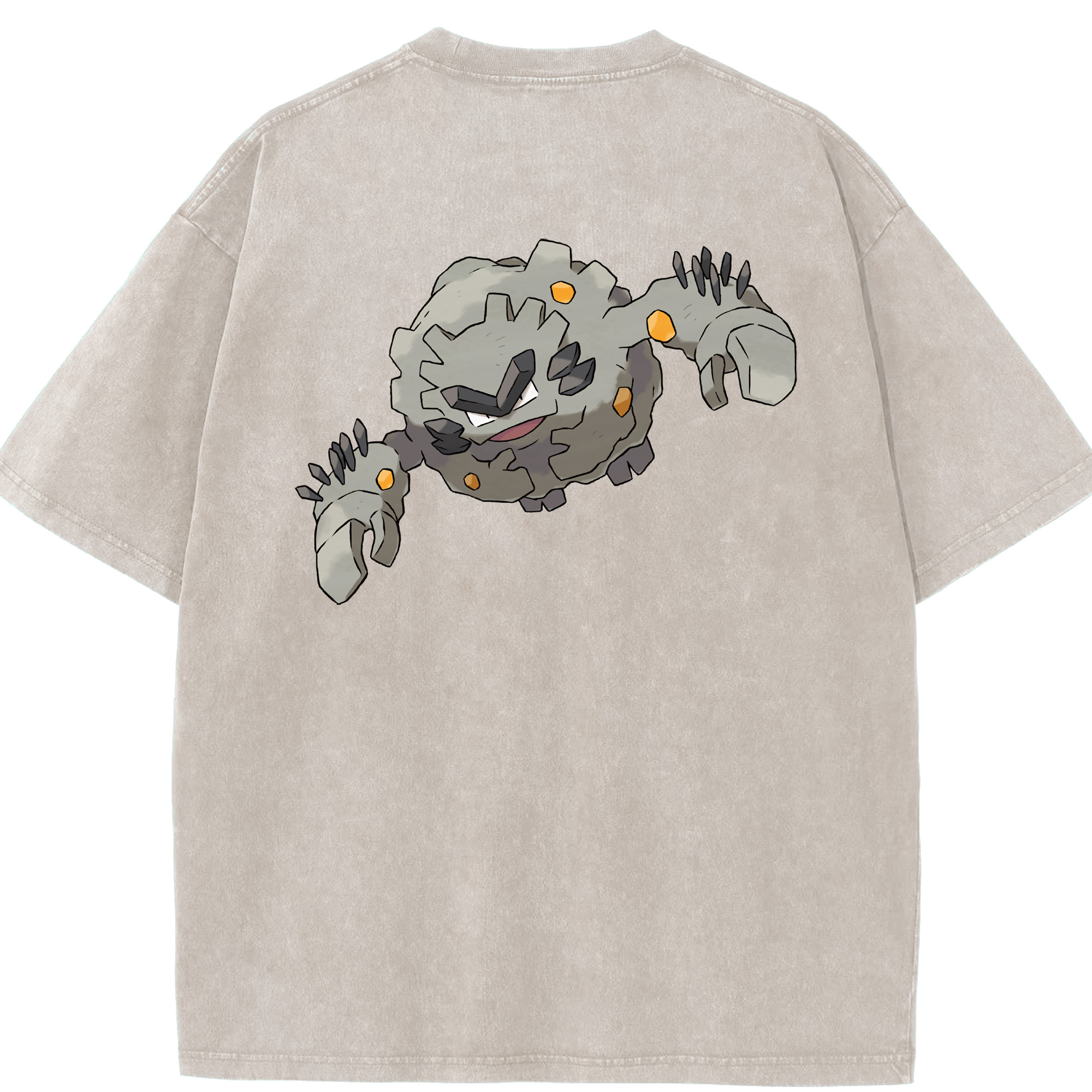 （画像用） ポケットモンスター Pokémon 綿100% ヴィンテージ風 半袖Tシャツ（背面プリント）