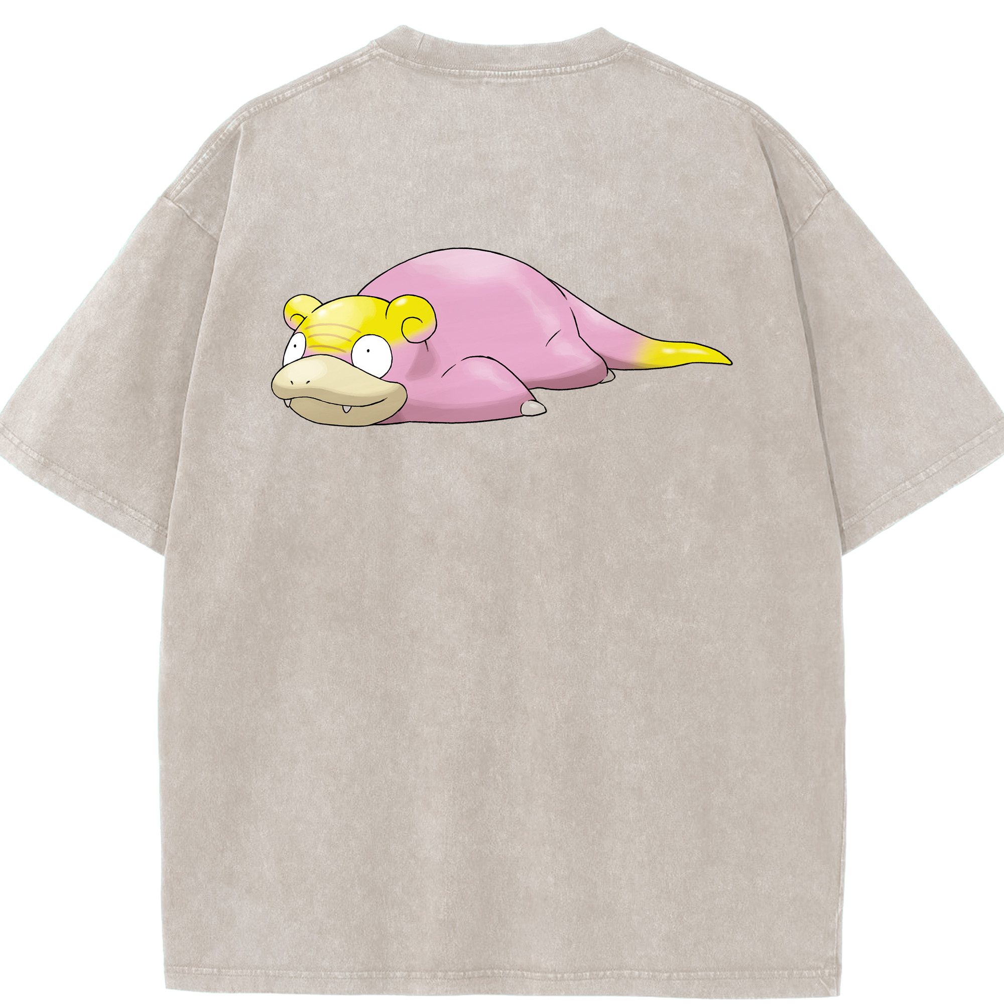 （画像用） ポケットモンスター Pokémon 綿100% ヴィンテージ風 半袖Tシャツ（背面プリント）