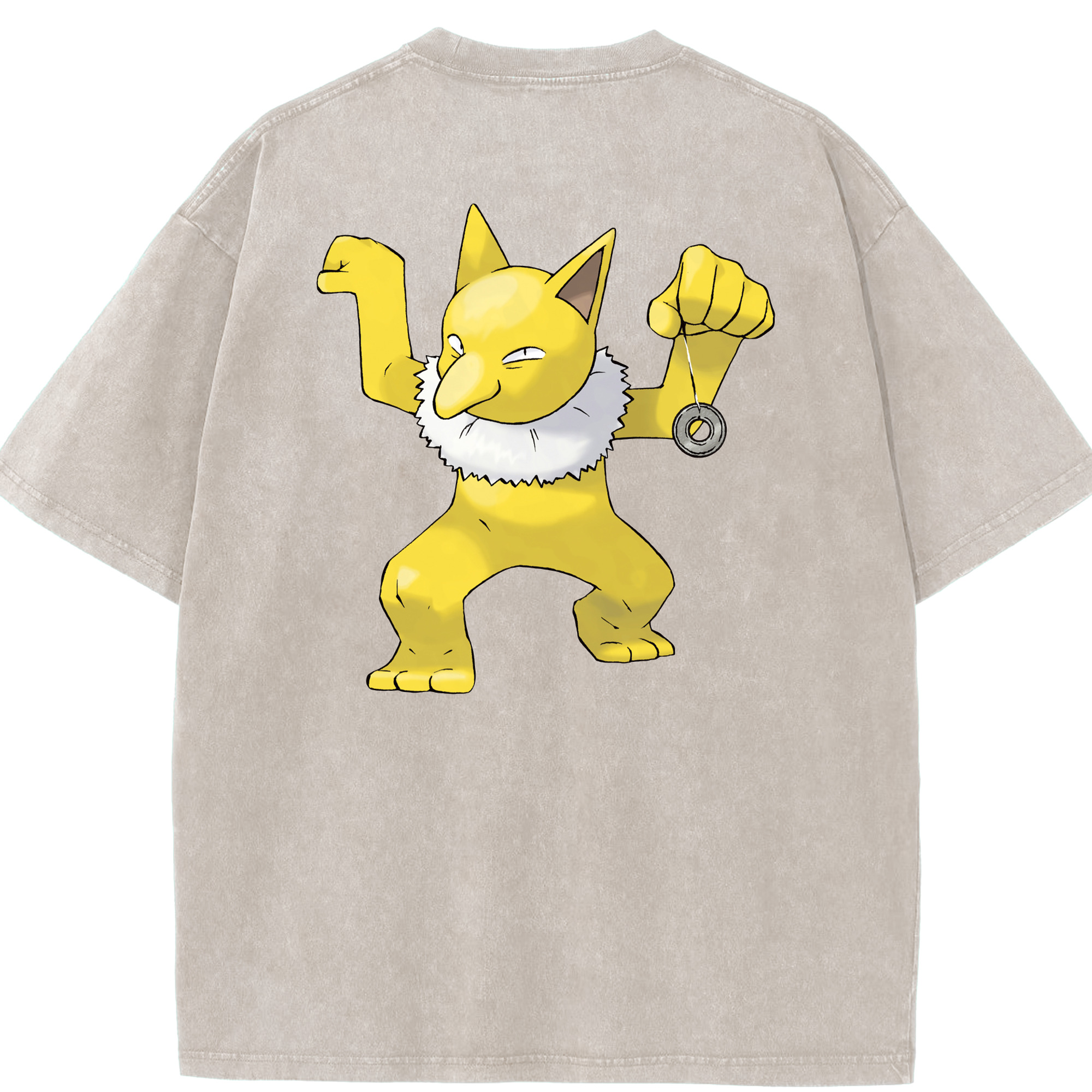 （画像用） ポケットモンスター Pokémon 綿100% ヴィンテージ風 半袖Tシャツ（背面プリント）