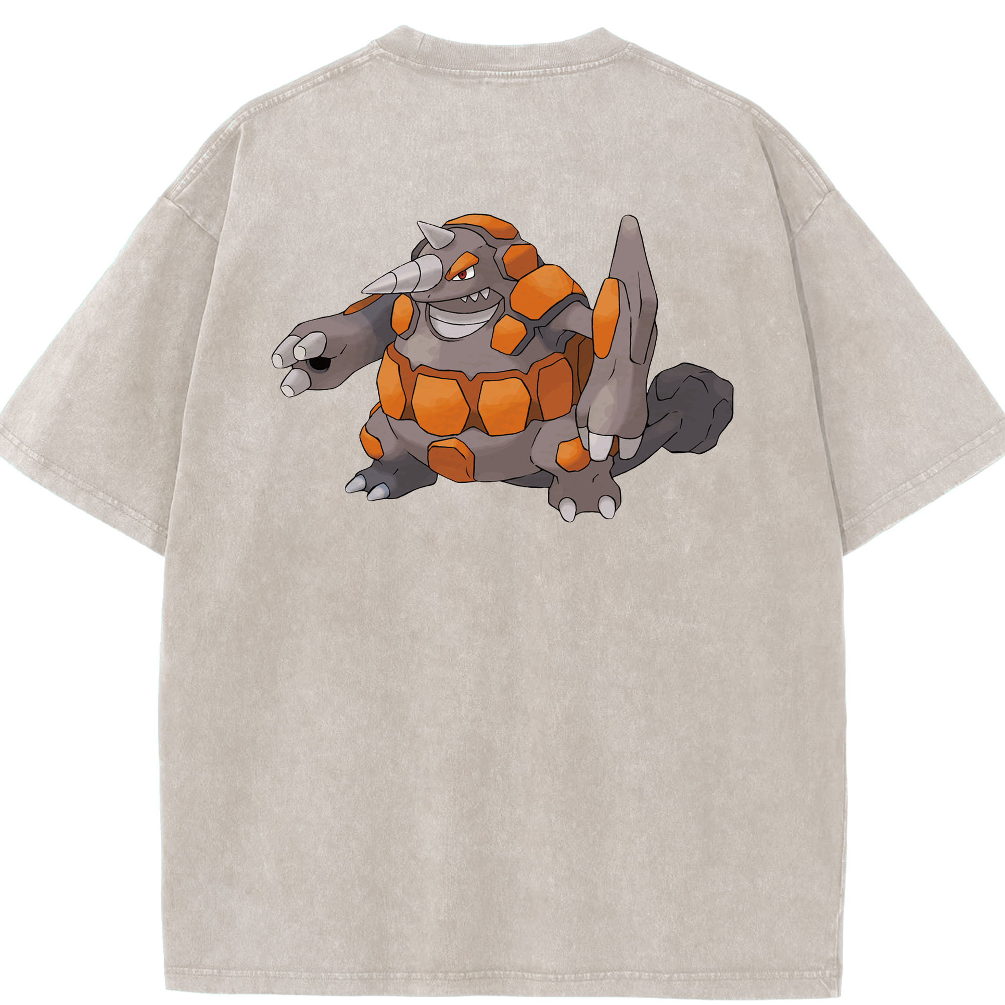 （画像用） ポケットモンスター Pokémon 綿100% ヴィンテージ風 半袖Tシャツ（背面プリント）