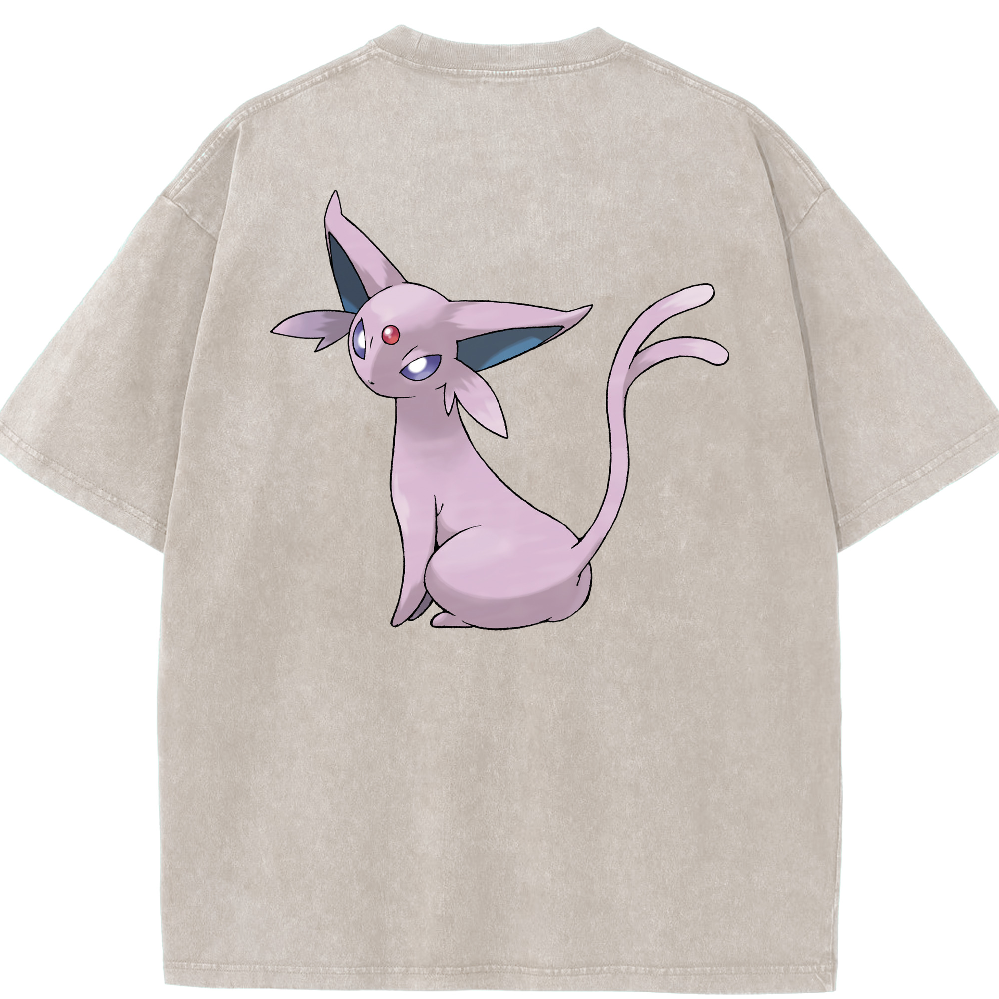 （画像用） ポケットモンスター Pokémon 綿100% ヴィンテージ風 半袖Tシャツ（背面プリント）