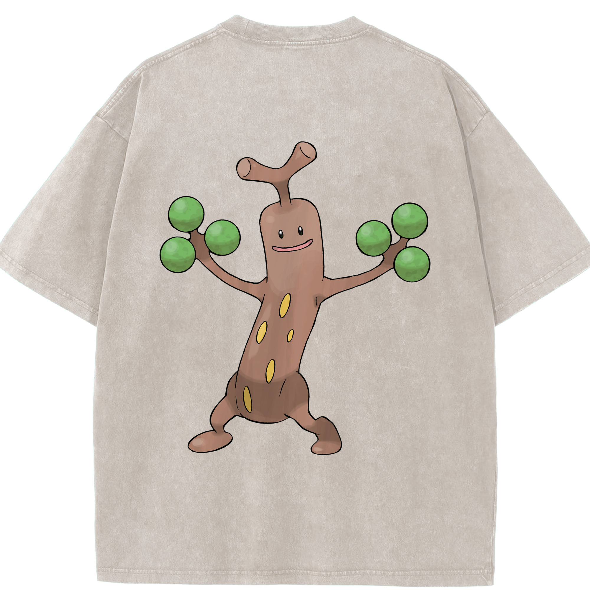 （画像用） ポケットモンスター Pokémon 綿100% ヴィンテージ風 半袖Tシャツ（背面プリント）