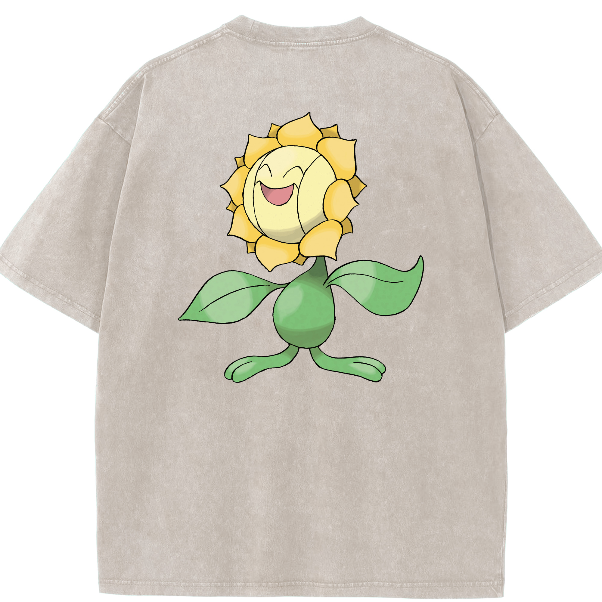 （画像用） ポケットモンスター Pokémon 綿100% ヴィンテージ風 半袖Tシャツ（背面プリント）