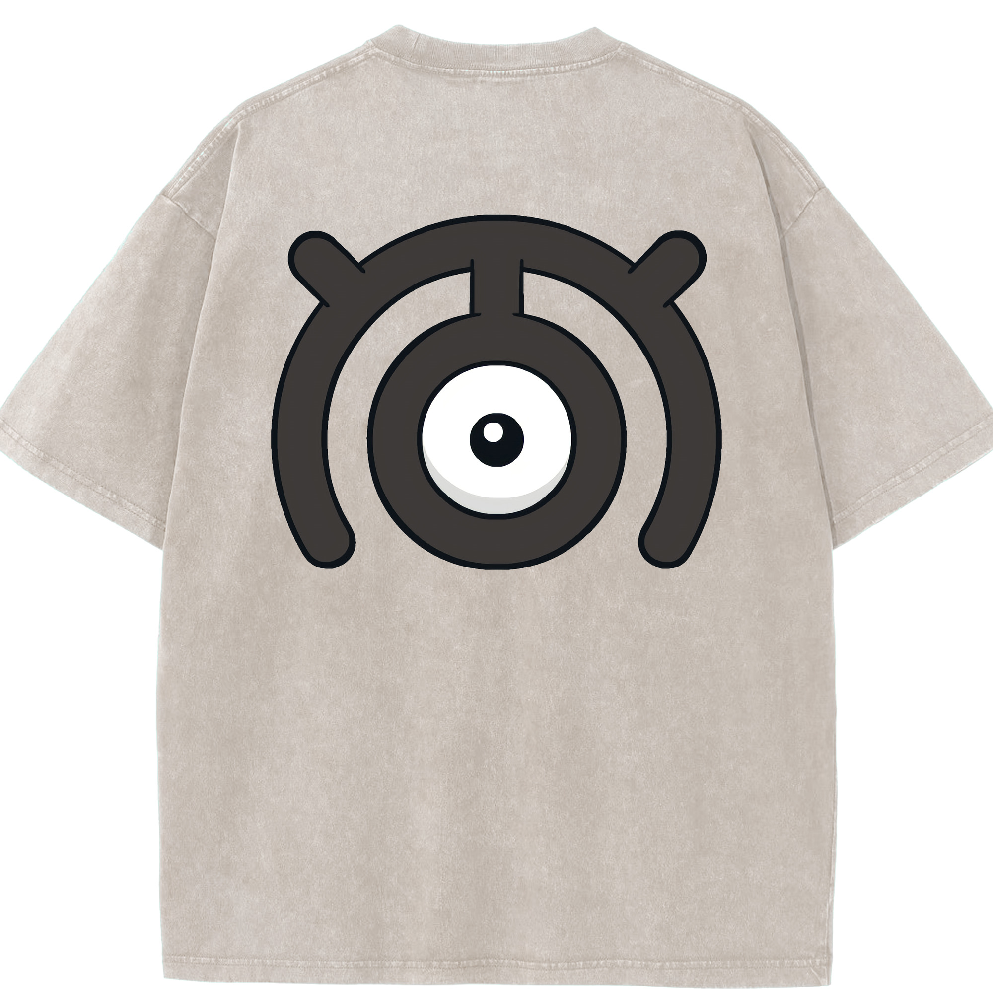 （画像用） ポケットモンスター Pokémon 綿100% ヴィンテージ風 半袖Tシャツ（背面プリント）