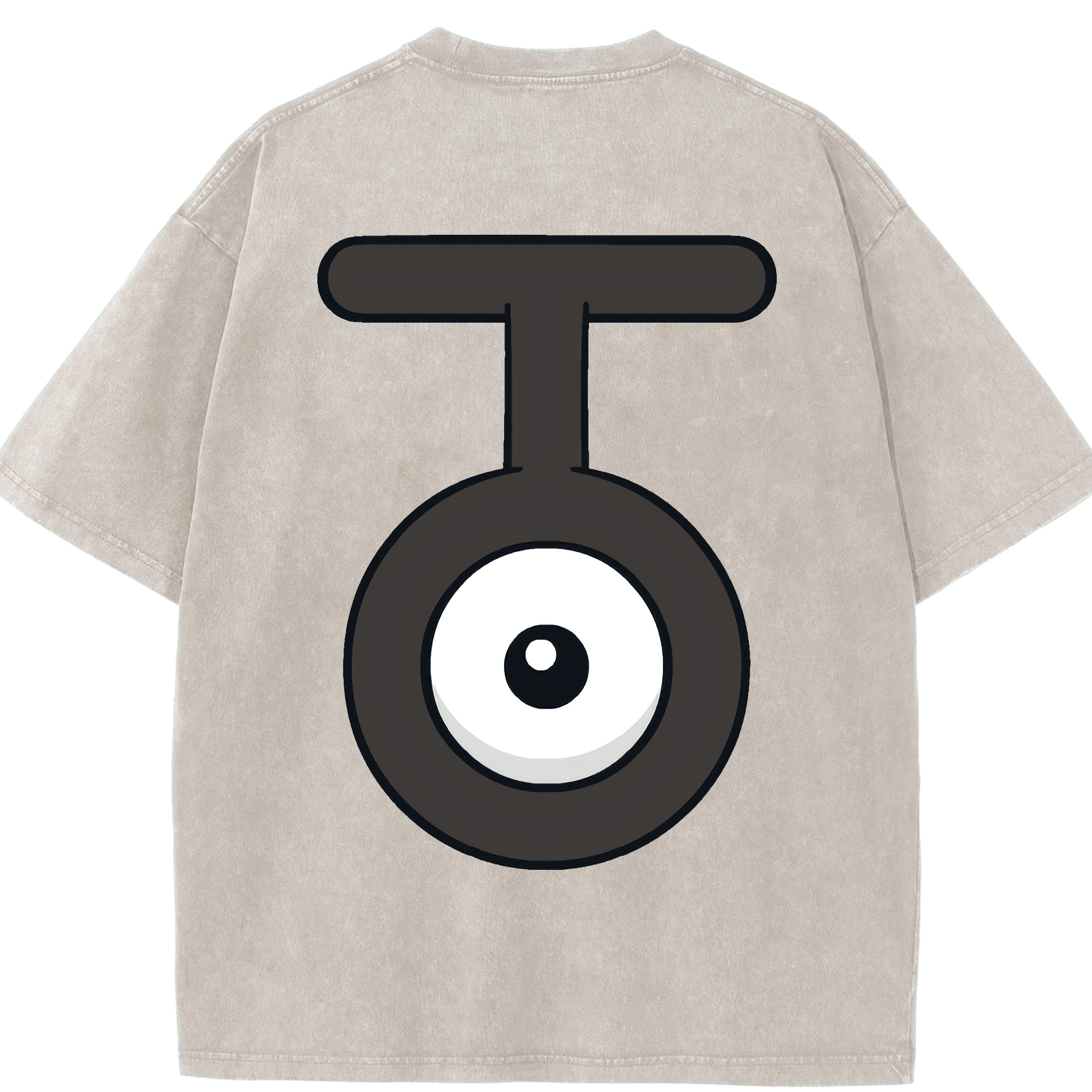 （画像用） ポケットモンスター Pokémon 綿100% ヴィンテージ風 半袖Tシャツ（背面プリント）