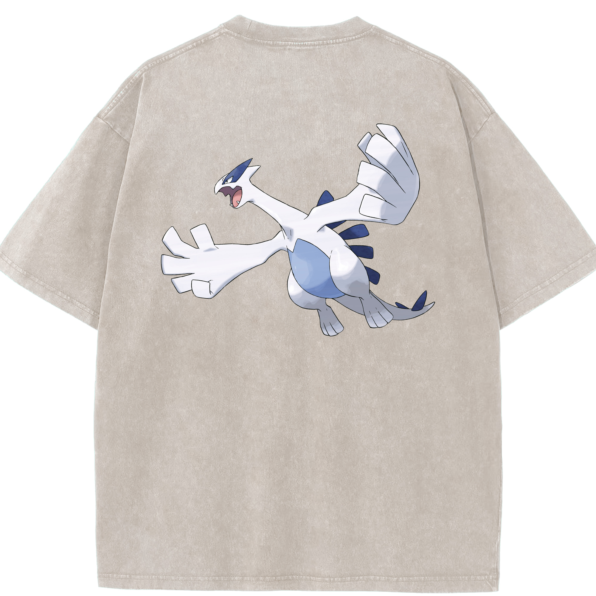 （画像用） ポケットモンスター Pokémon 綿100% ヴィンテージ風 半袖Tシャツ（背面プリント）