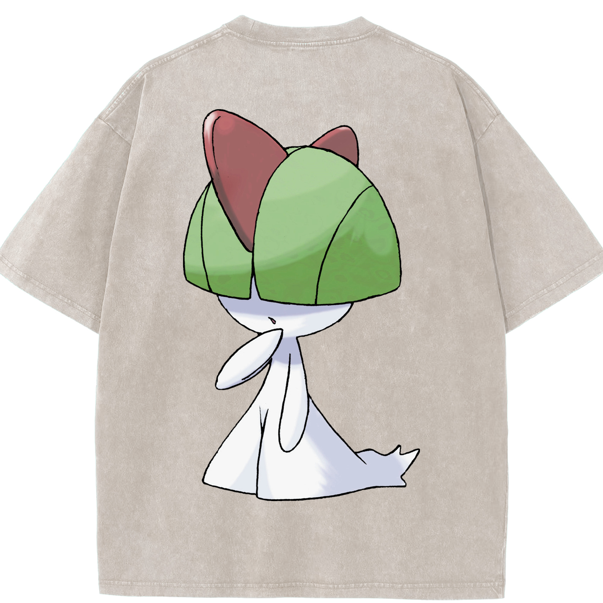 （画像用） ポケットモンスター Pokémon 綿100% ヴィンテージ風 半袖Tシャツ（背面プリント）