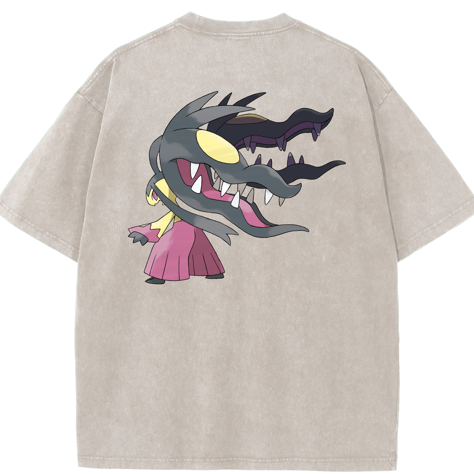 （画像用） ポケットモンスター Pokémon 綿100% ヴィンテージ風 半袖Tシャツ（背面プリント）