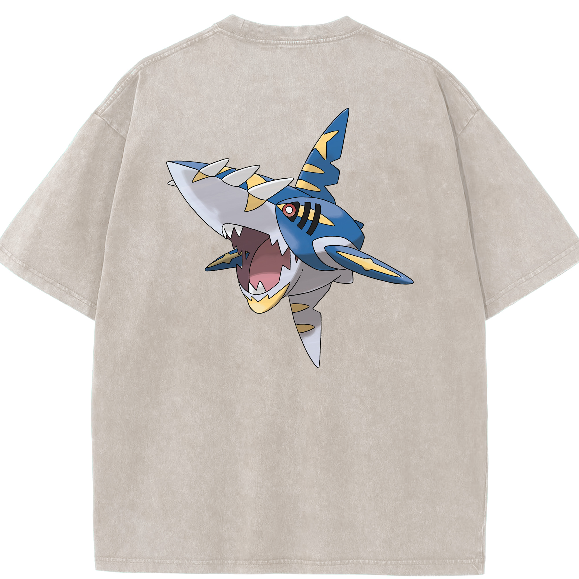 （画像用） ポケットモンスター Pokémon 綿100% ヴィンテージ風 半袖Tシャツ（背面プリント）