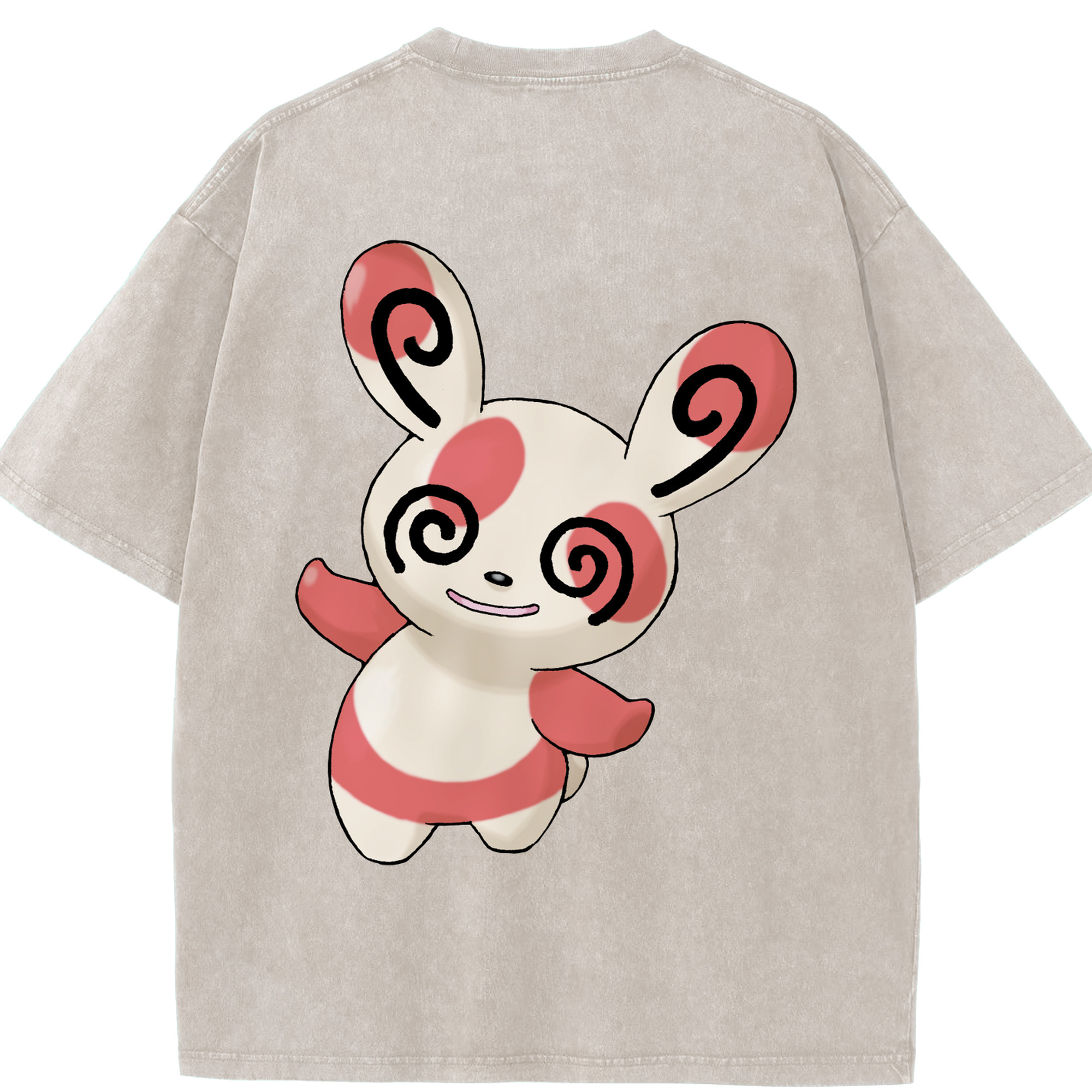 （画像用） ポケットモンスター Pokémon 綿100% ヴィンテージ風 半袖Tシャツ（背面プリント）