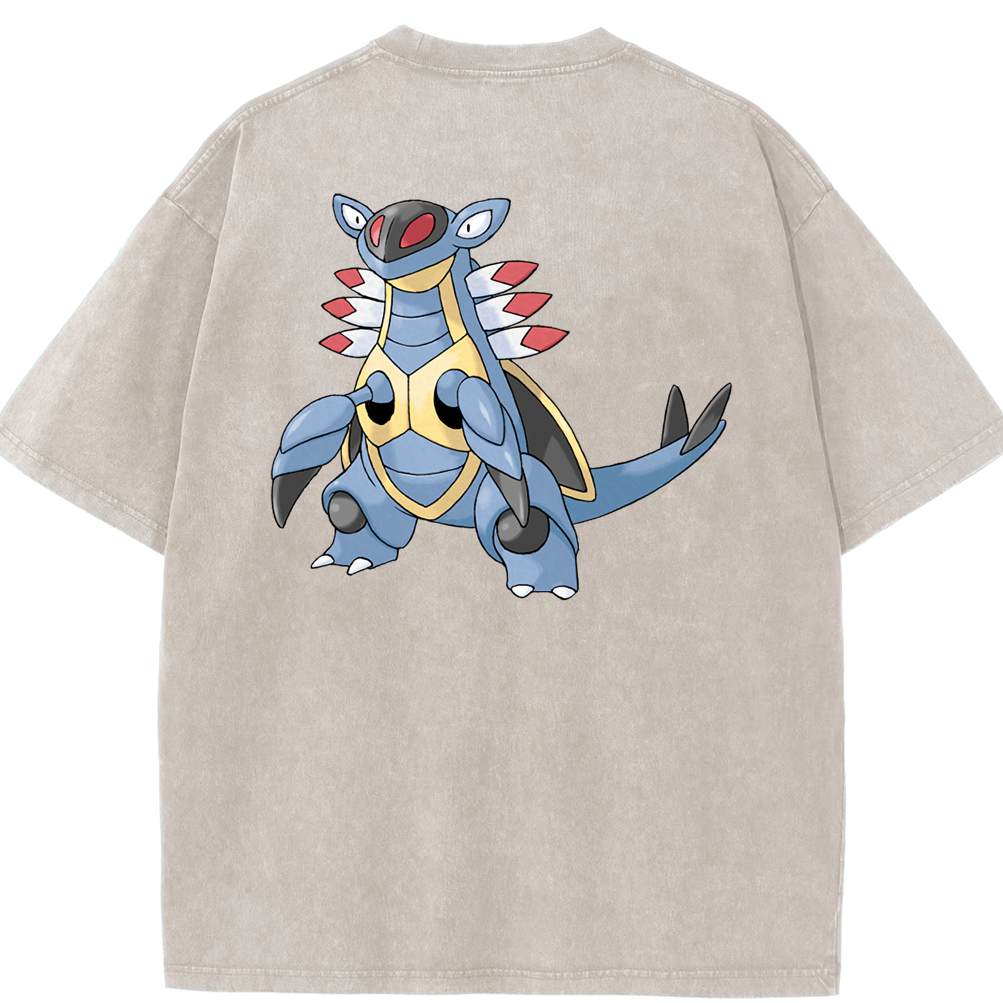 （画像用） ポケットモンスター Pokémon 綿100% ヴィンテージ風 半袖Tシャツ（背面プリント）