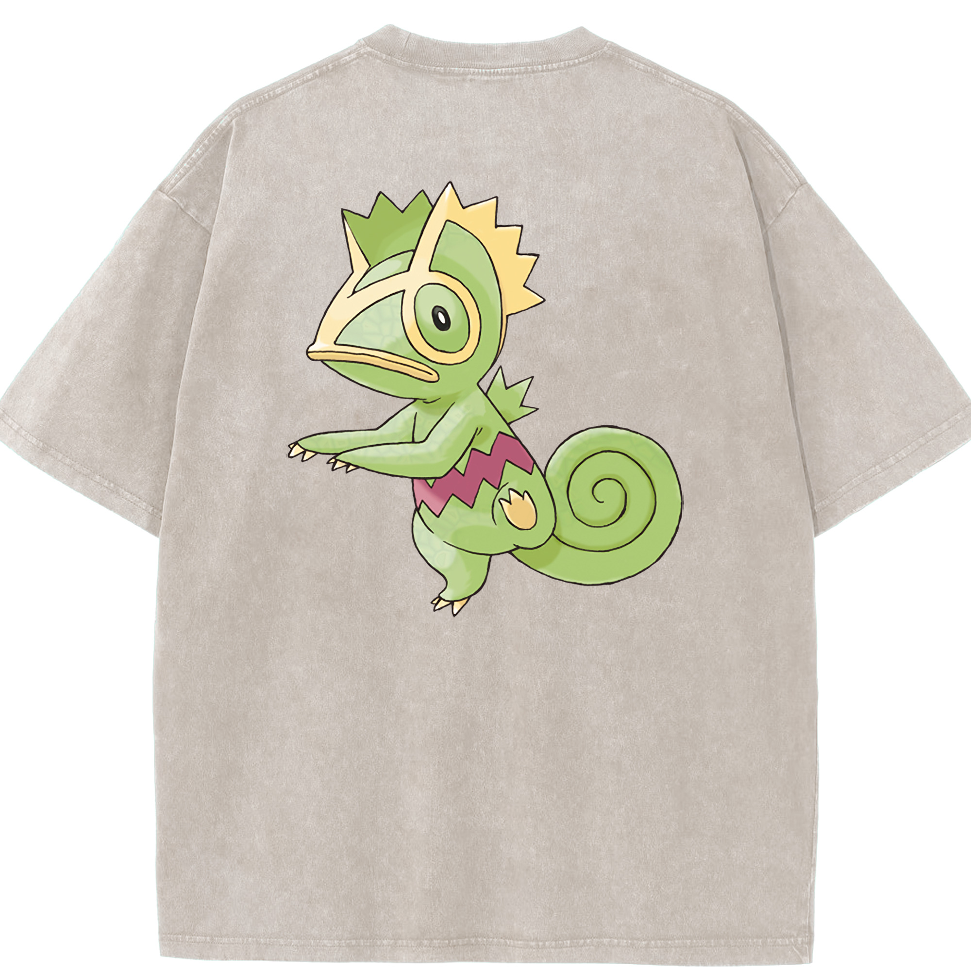 （画像用） ポケットモンスター Pokémon 綿100% ヴィンテージ風 半袖Tシャツ（背面プリント）