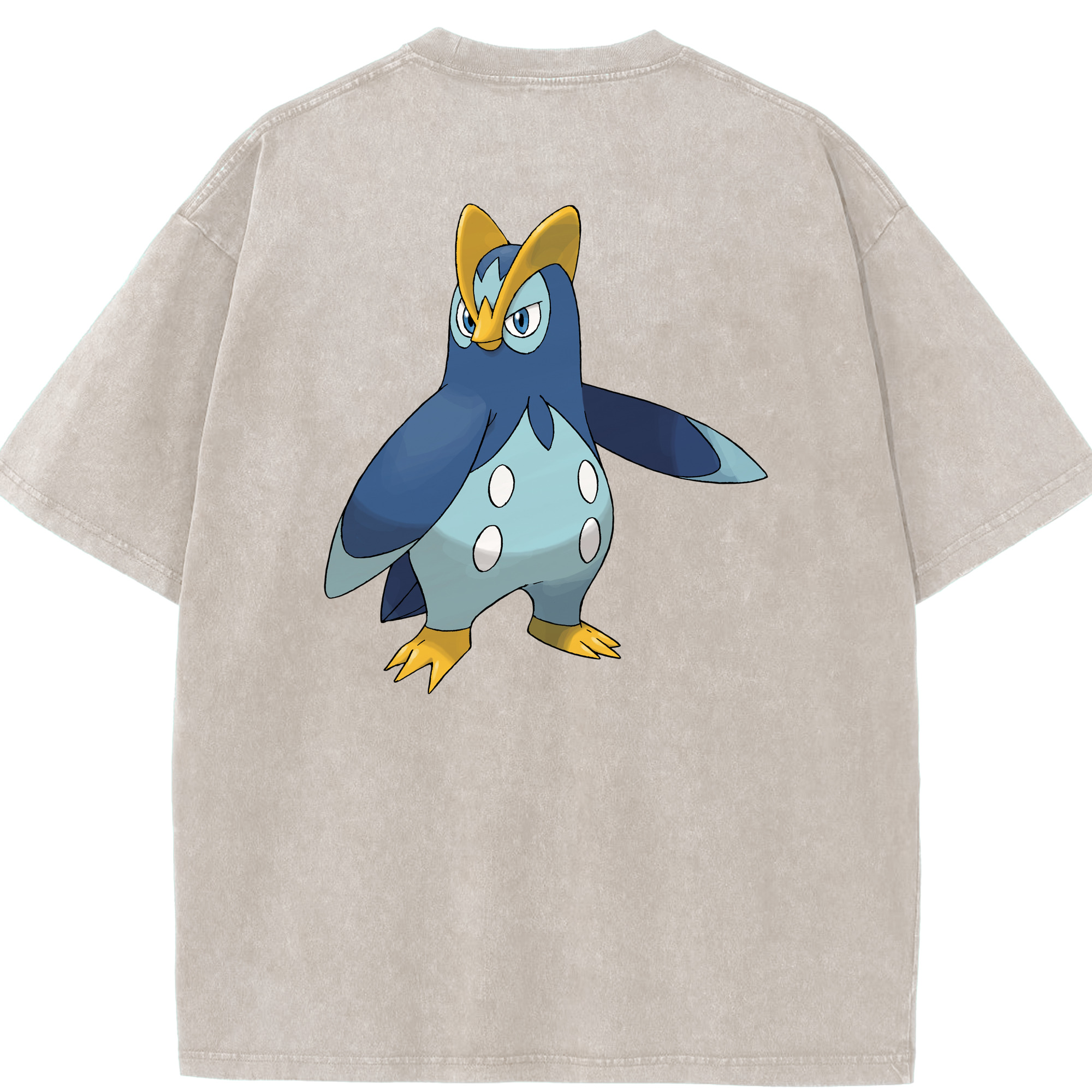（画像用） ポケットモンスター Pokémon 綿100% ヴィンテージ風 半袖Tシャツ（背面プリント）