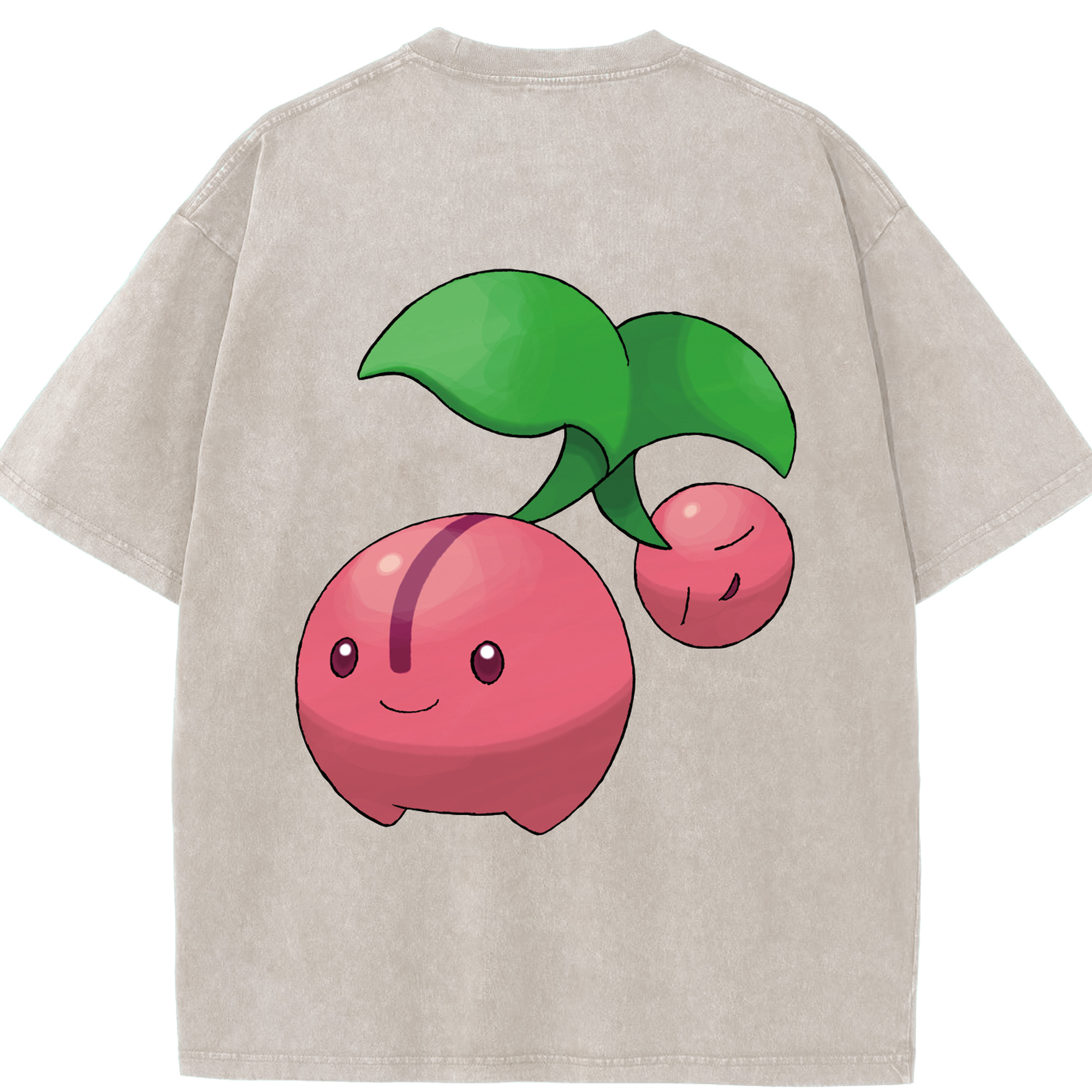 （画像用） ポケットモンスター Pokémon 綿100% ヴィンテージ風 半袖Tシャツ（背面プリント）