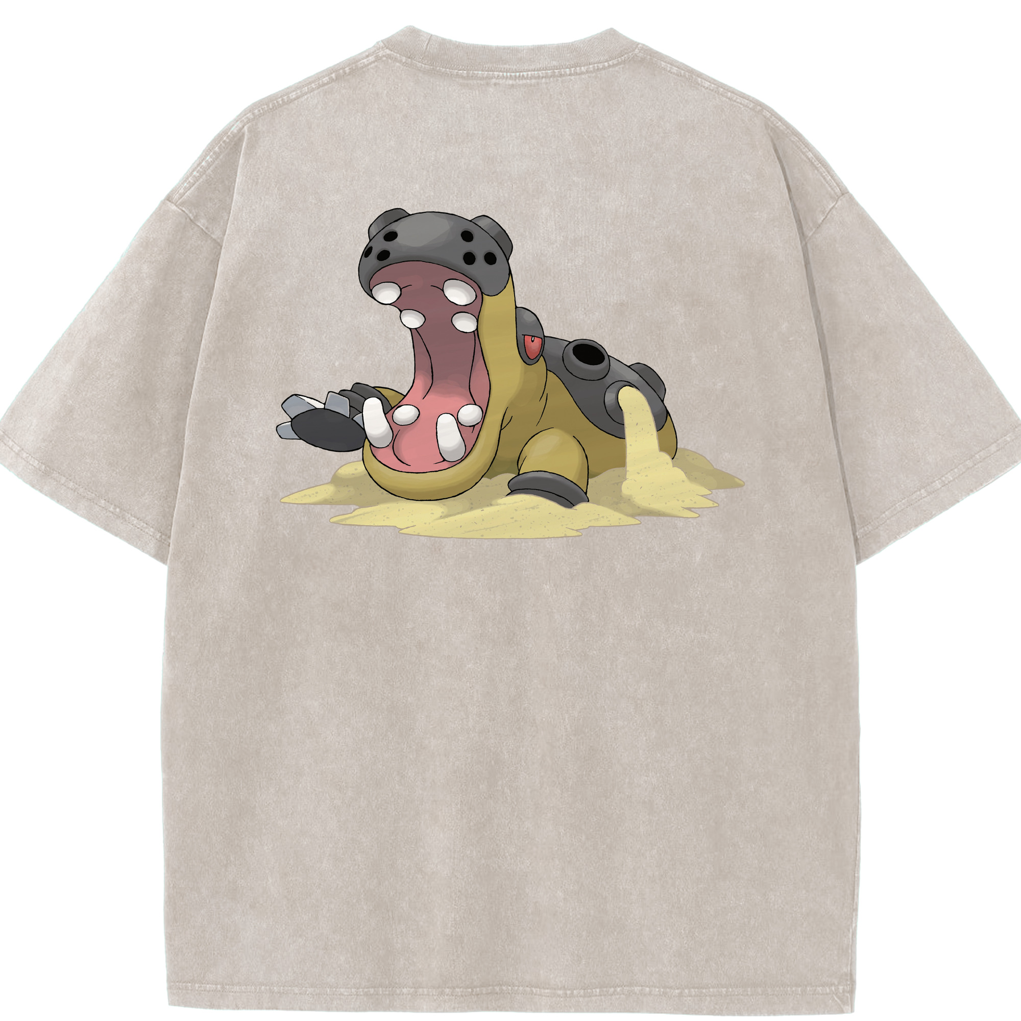 （画像用） ポケットモンスター Pokémon 綿100% ヴィンテージ風 半袖Tシャツ（背面プリント）