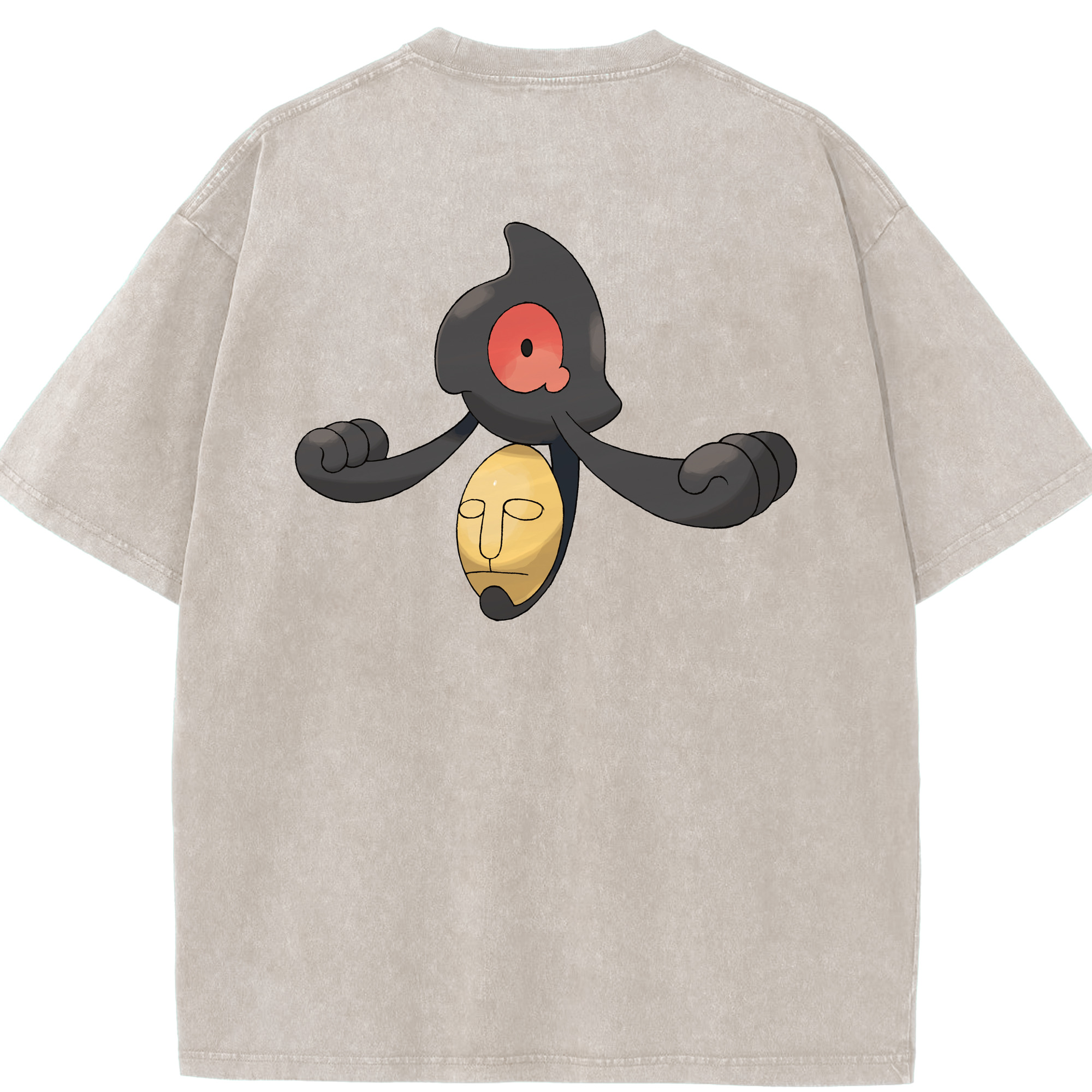 （画像用） ポケットモンスター Pokémon 綿100% ヴィンテージ風 半袖Tシャツ（背面プリント）