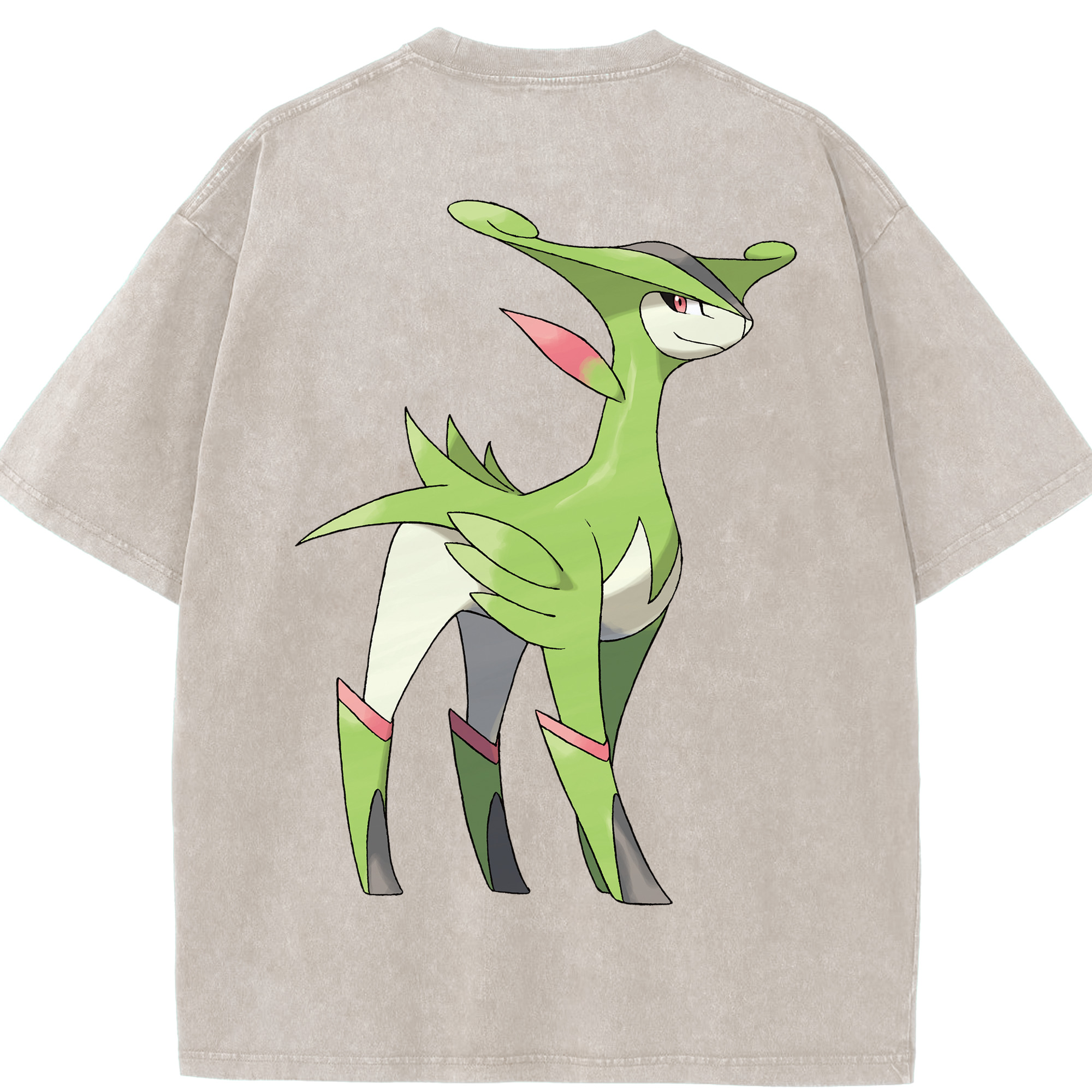 （画像用） ポケットモンスター Pokémon 綿100% ヴィンテージ風 半袖Tシャツ（背面プリント）