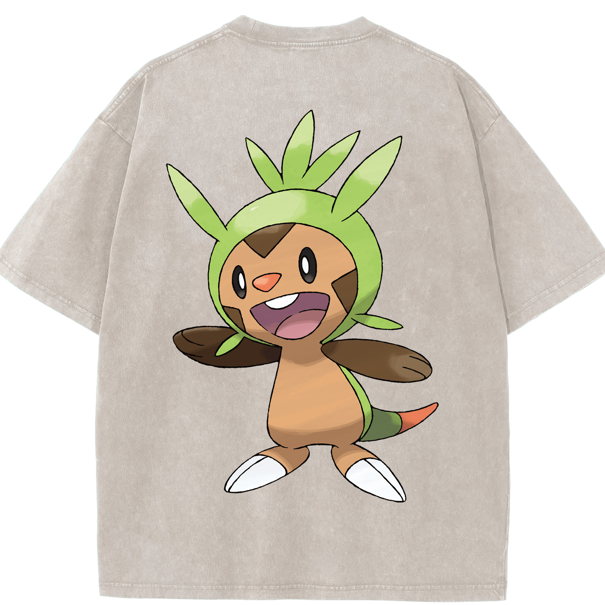 （画像用） ポケットモンスター Pokémon 綿100% ヴィンテージ風 半袖Tシャツ（背面プリント）