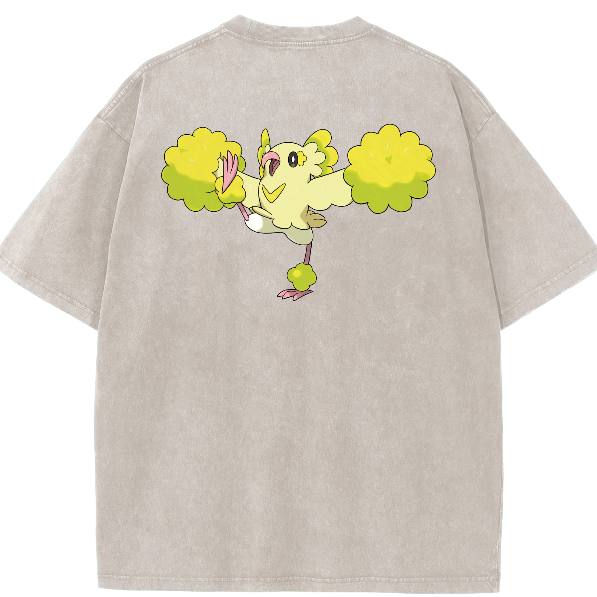 （画像用） ポケットモンスター Pokémon 綿100% ヴィンテージ風 半袖Tシャツ（背面プリント）