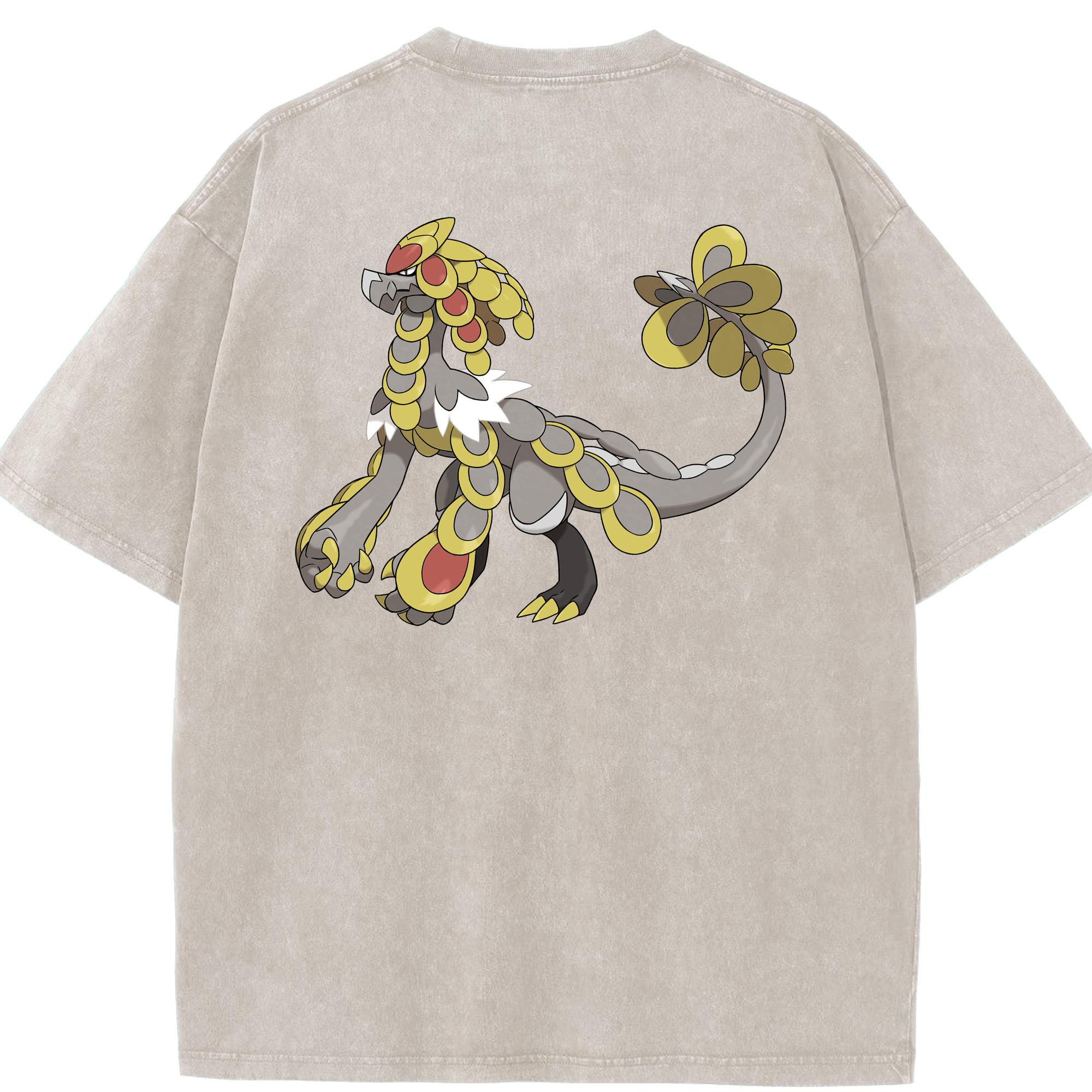 （画像用） ポケットモンスター Pokémon 綿100% ヴィンテージ風 半袖Tシャツ（背面プリント）