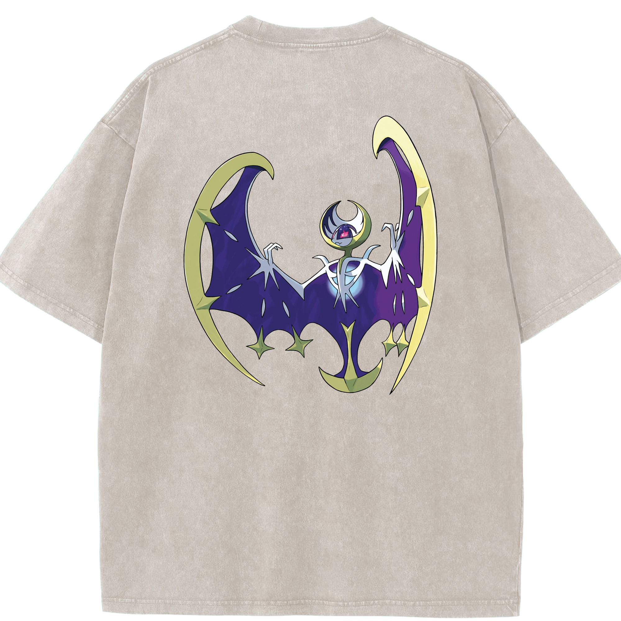 （画像用） ポケットモンスター Pokémon 綿100% ヴィンテージ風 半袖Tシャツ（背面プリント）