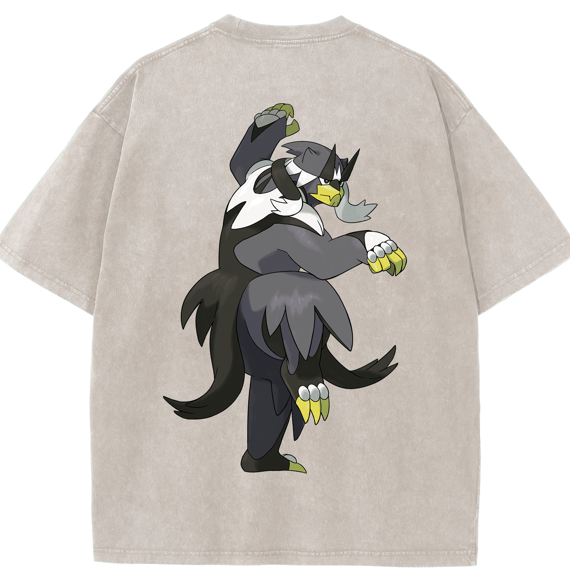 （画像用） ポケットモンスター Pokémon 綿100% ヴィンテージ風 半袖Tシャツ（背面プリント）