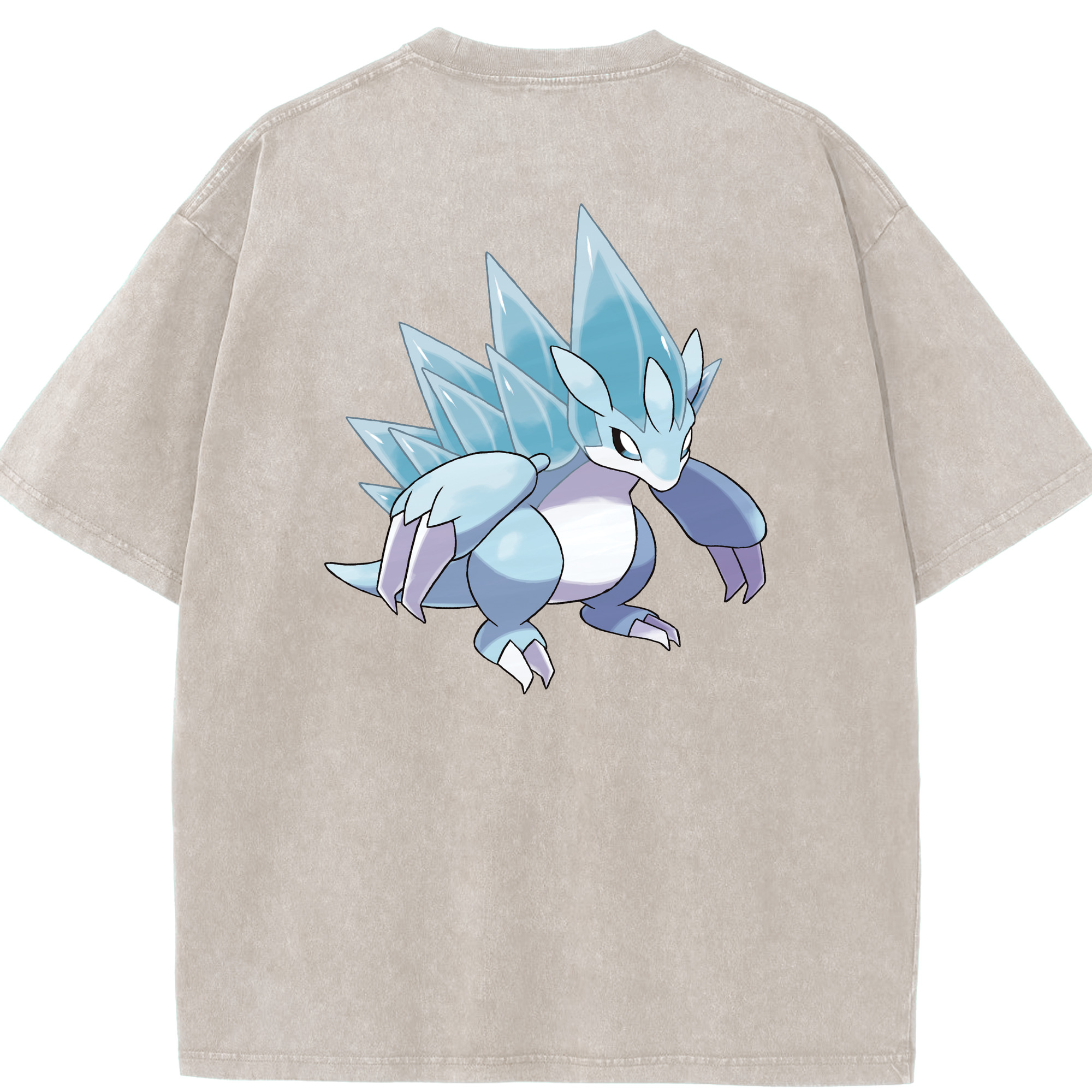 （画像用） ポケットモンスター Pokémon 綿100% ヴィンテージ風 半袖Tシャツ（背面プリント）