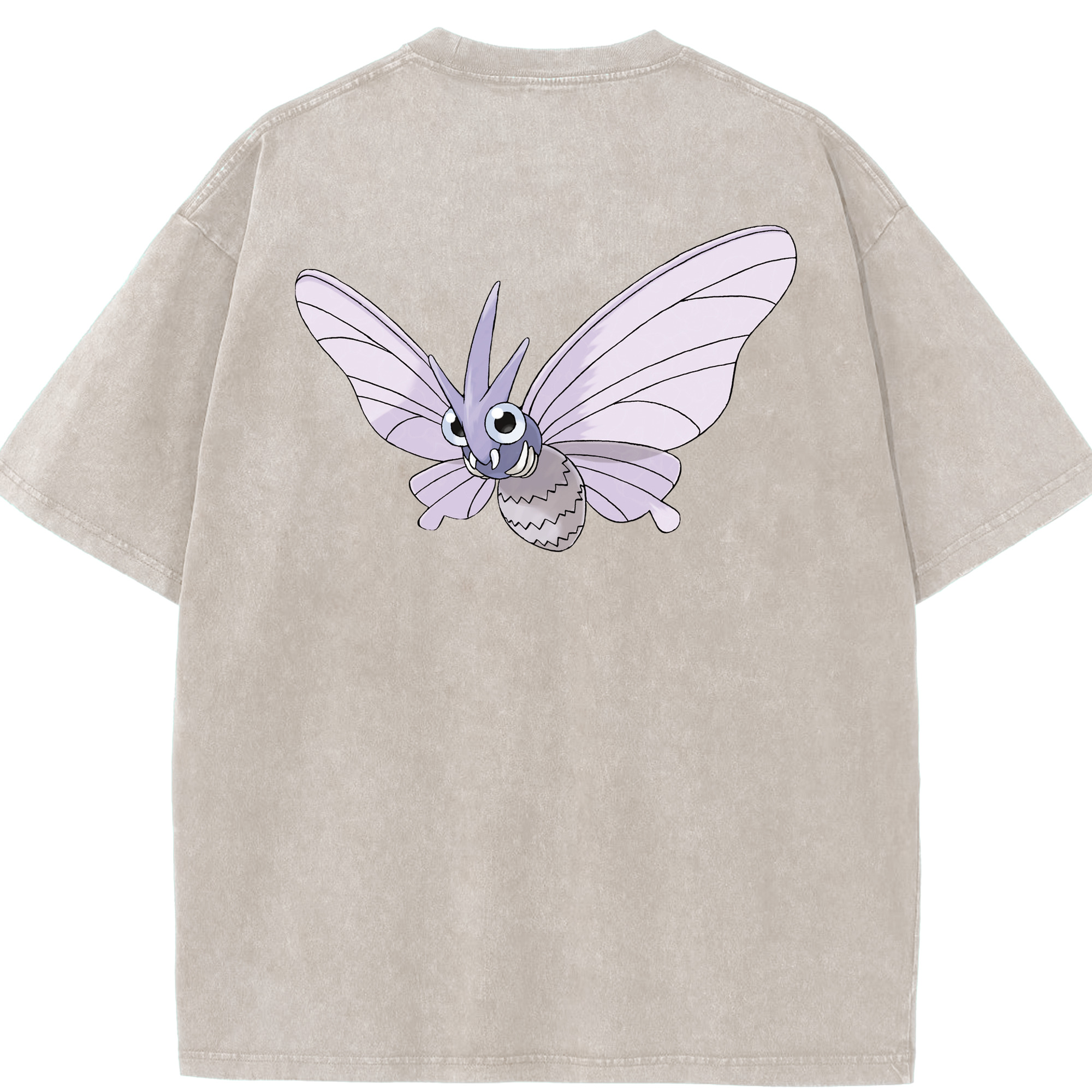 （画像用） ポケットモンスター Pokémon 綿100% ヴィンテージ風 半袖Tシャツ（背面プリント）