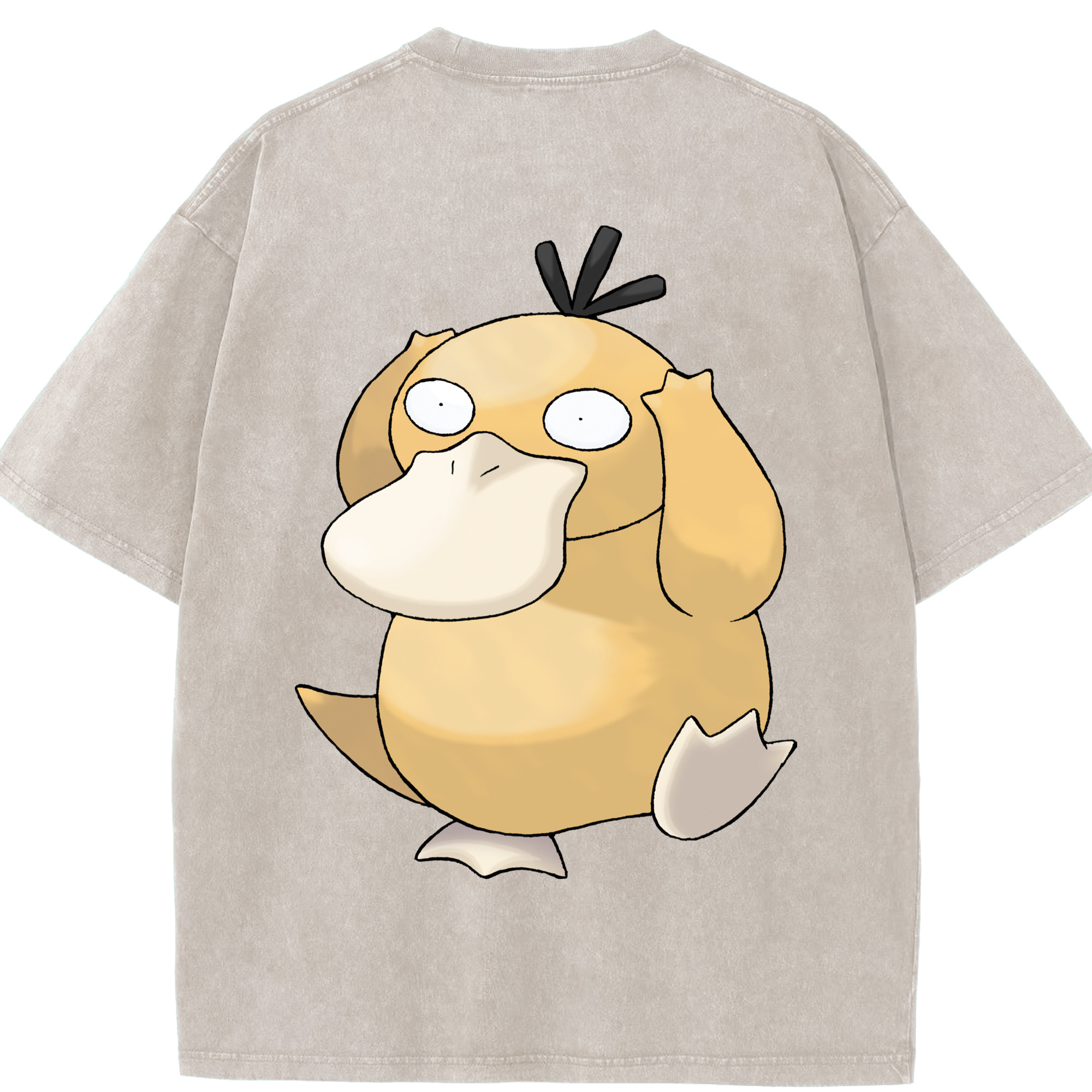 （画像用） ポケットモンスター Pokémon 綿100% ヴィンテージ風 半袖Tシャツ（背面プリント）