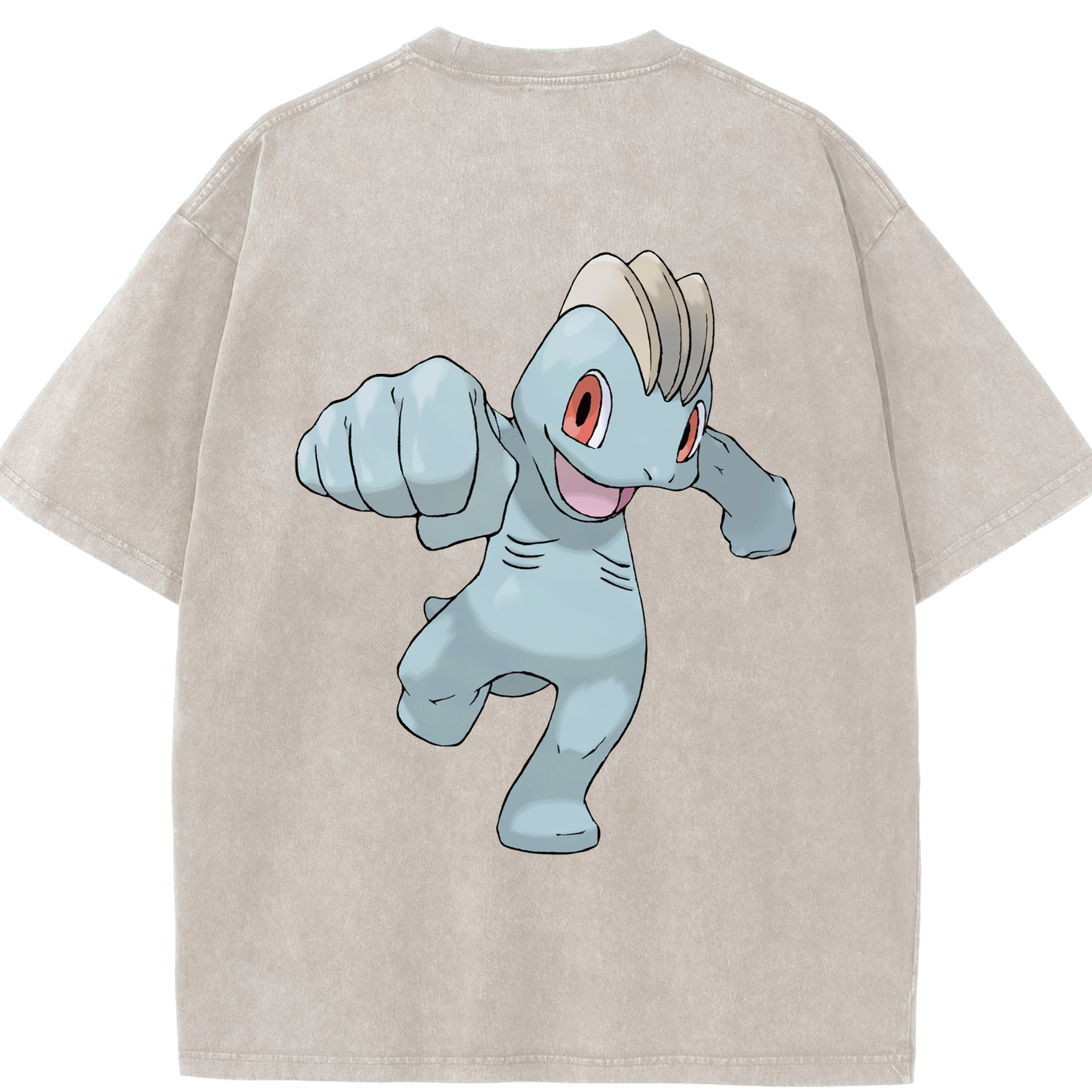 （画像用） ポケットモンスター Pokémon 綿100% ヴィンテージ風 半袖Tシャツ（背面プリント）