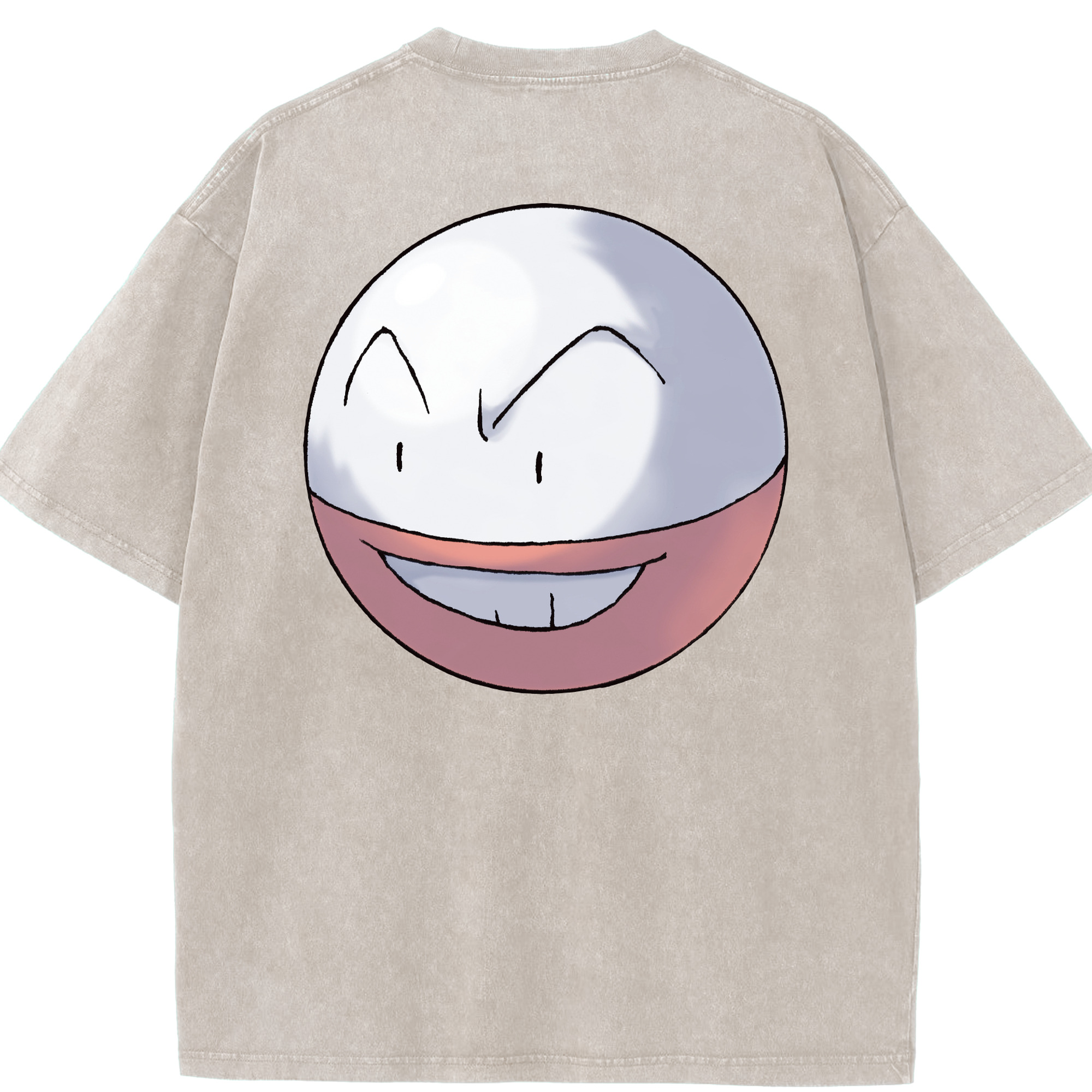 （画像用） ポケットモンスター Pokémon 綿100% ヴィンテージ風 半袖Tシャツ（背面プリント）