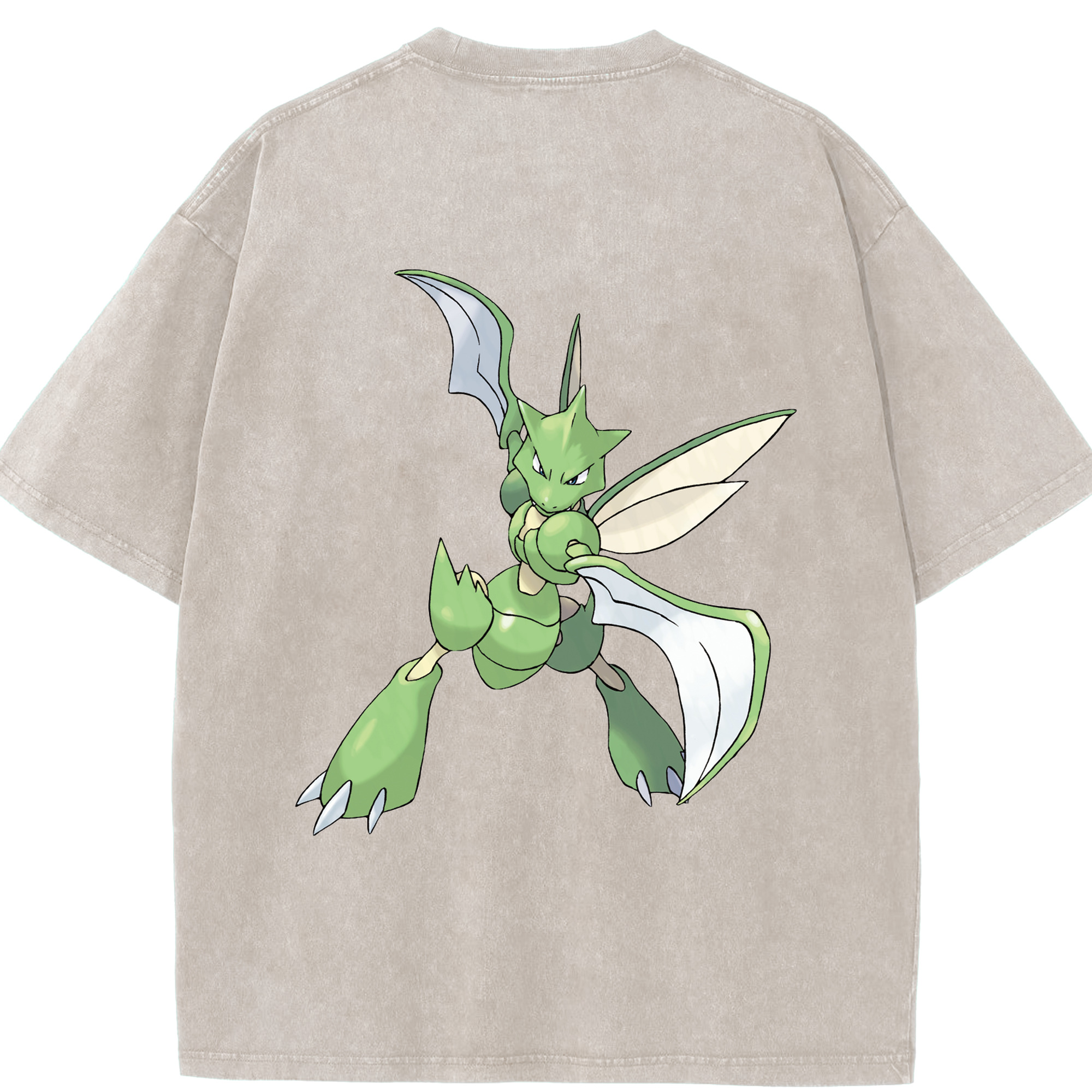 （画像用） ポケットモンスター Pokémon 綿100% ヴィンテージ風 半袖Tシャツ（背面プリント）