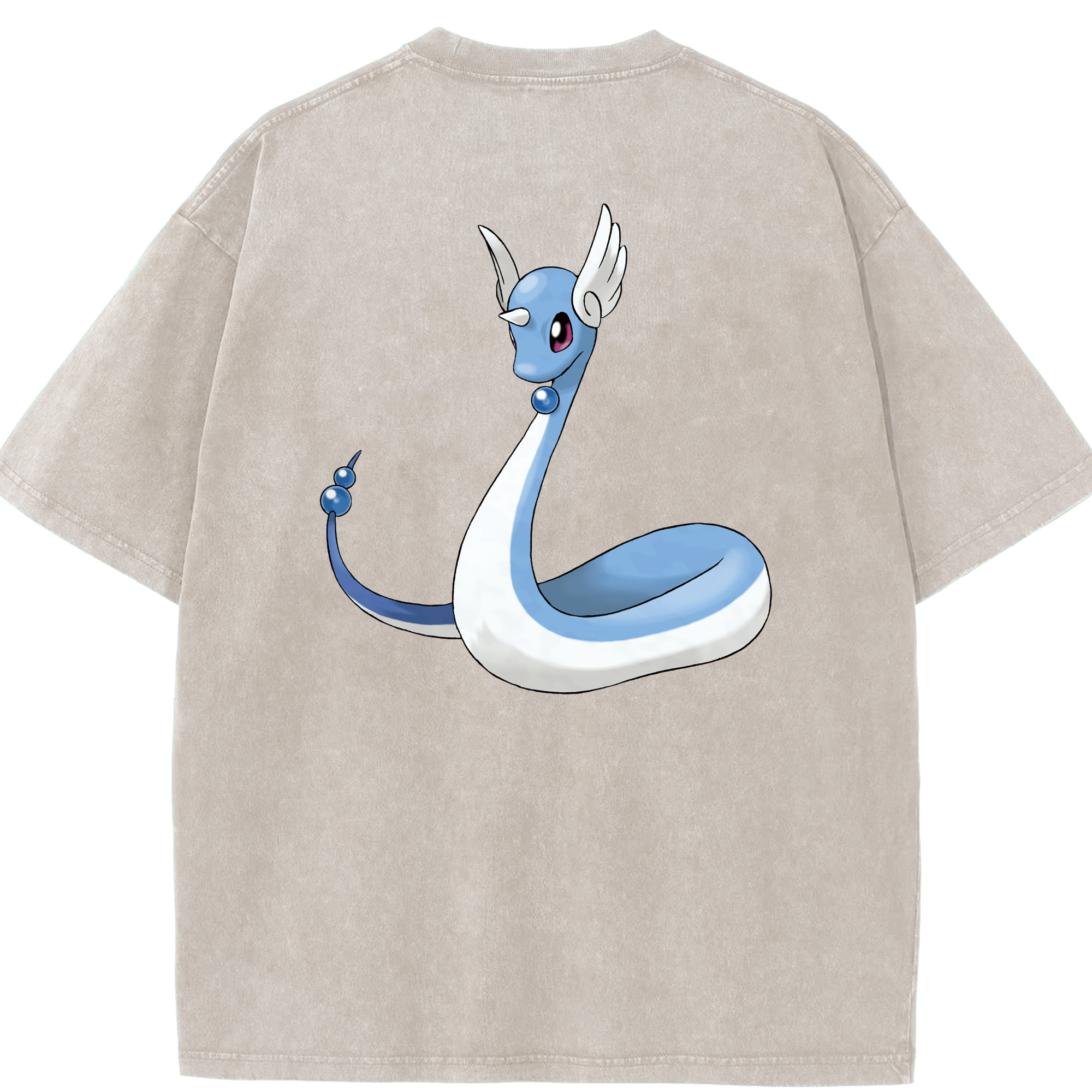 （画像用） ポケットモンスター Pokémon 綿100% ヴィンテージ風 半袖Tシャツ（背面プリント）