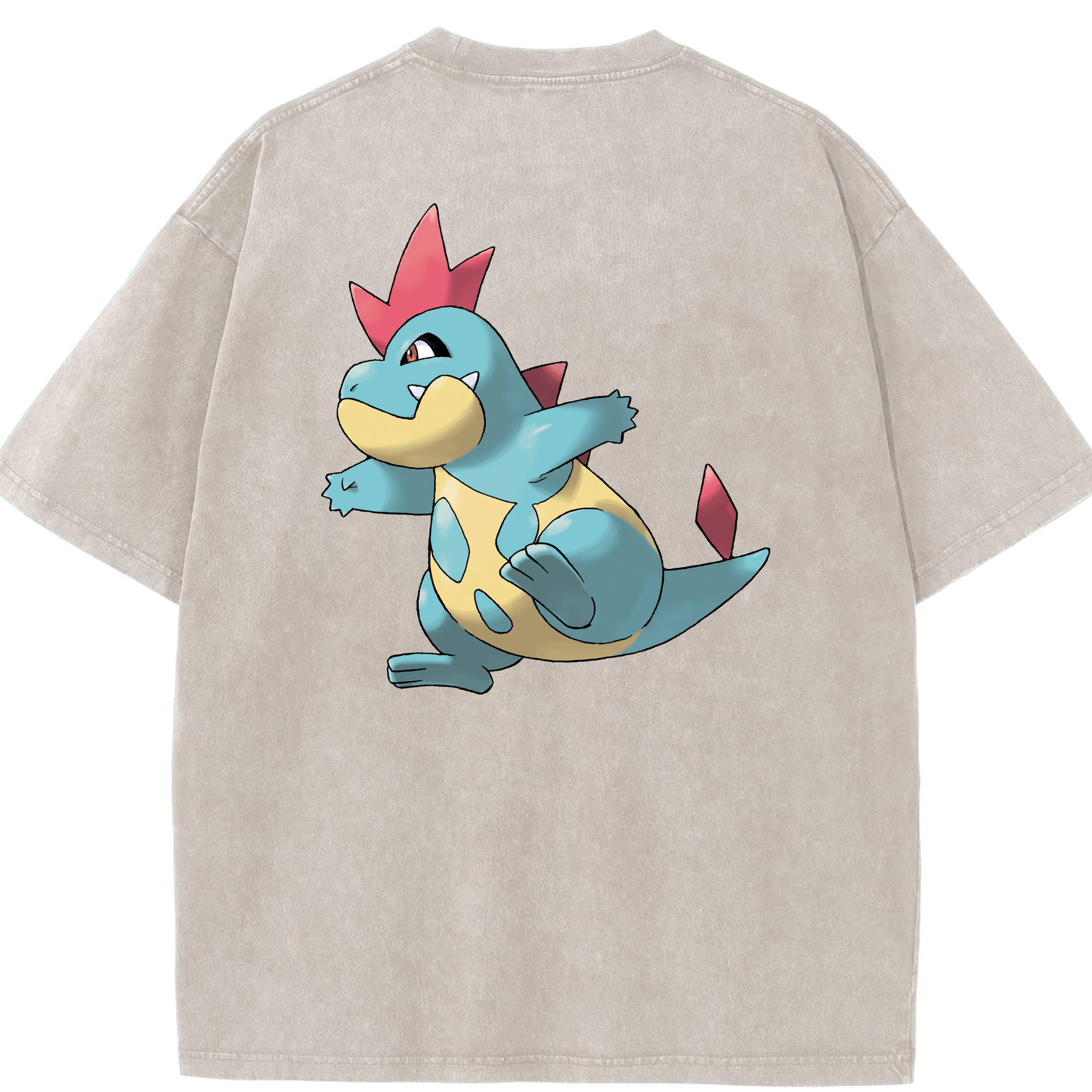 （画像用） ポケットモンスター Pokémon 綿100% ヴィンテージ風 半袖Tシャツ（背面プリント）