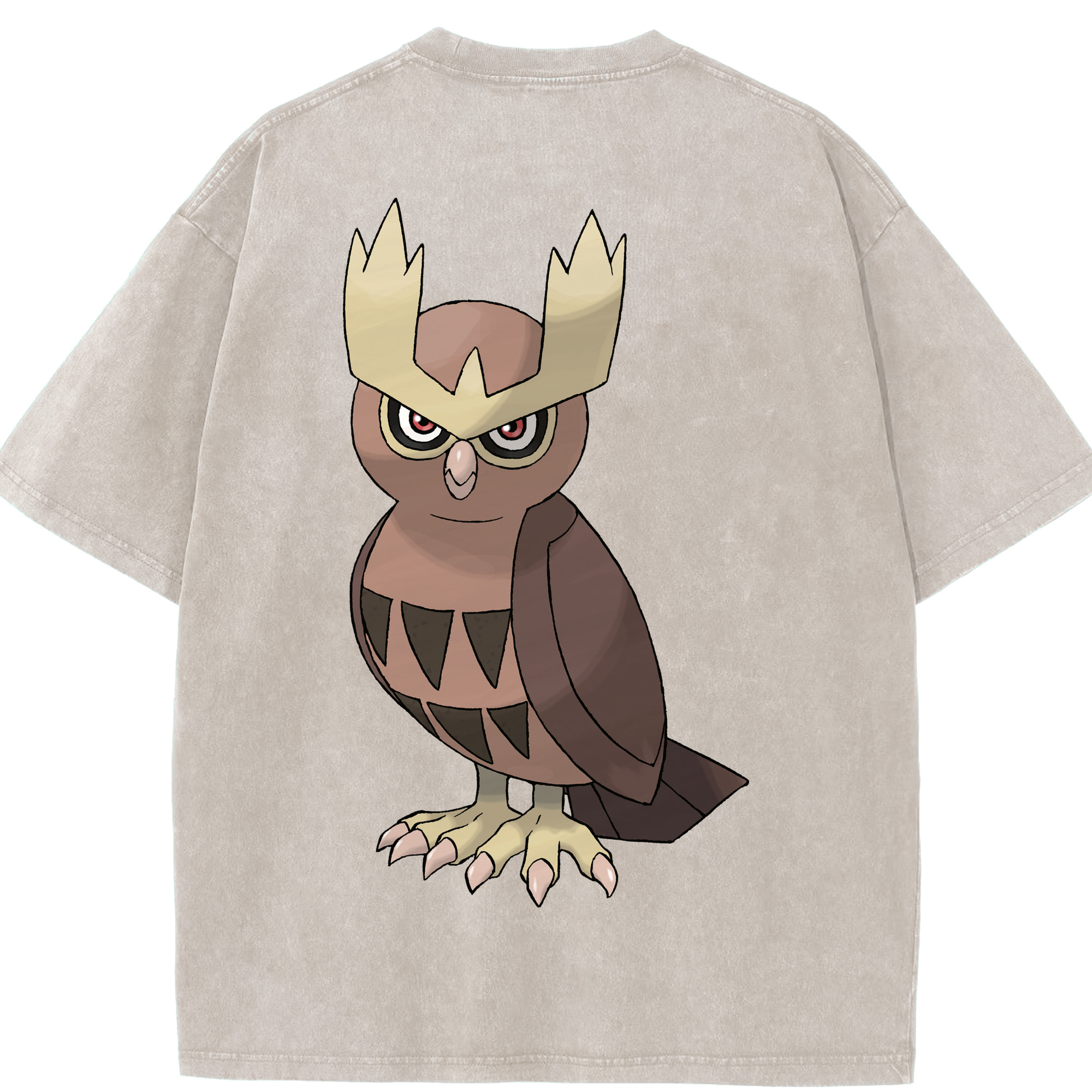 （画像用） ポケットモンスター Pokémon 綿100% ヴィンテージ風 半袖Tシャツ（背面プリント）