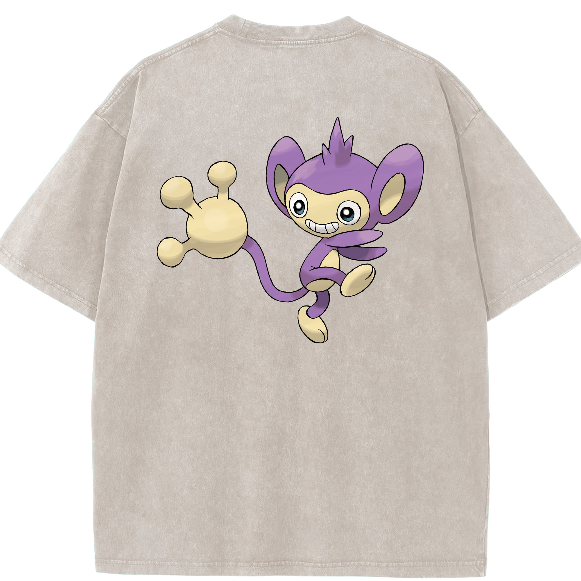 （画像用） ポケットモンスター Pokémon 綿100% ヴィンテージ風 半袖Tシャツ（背面プリント）