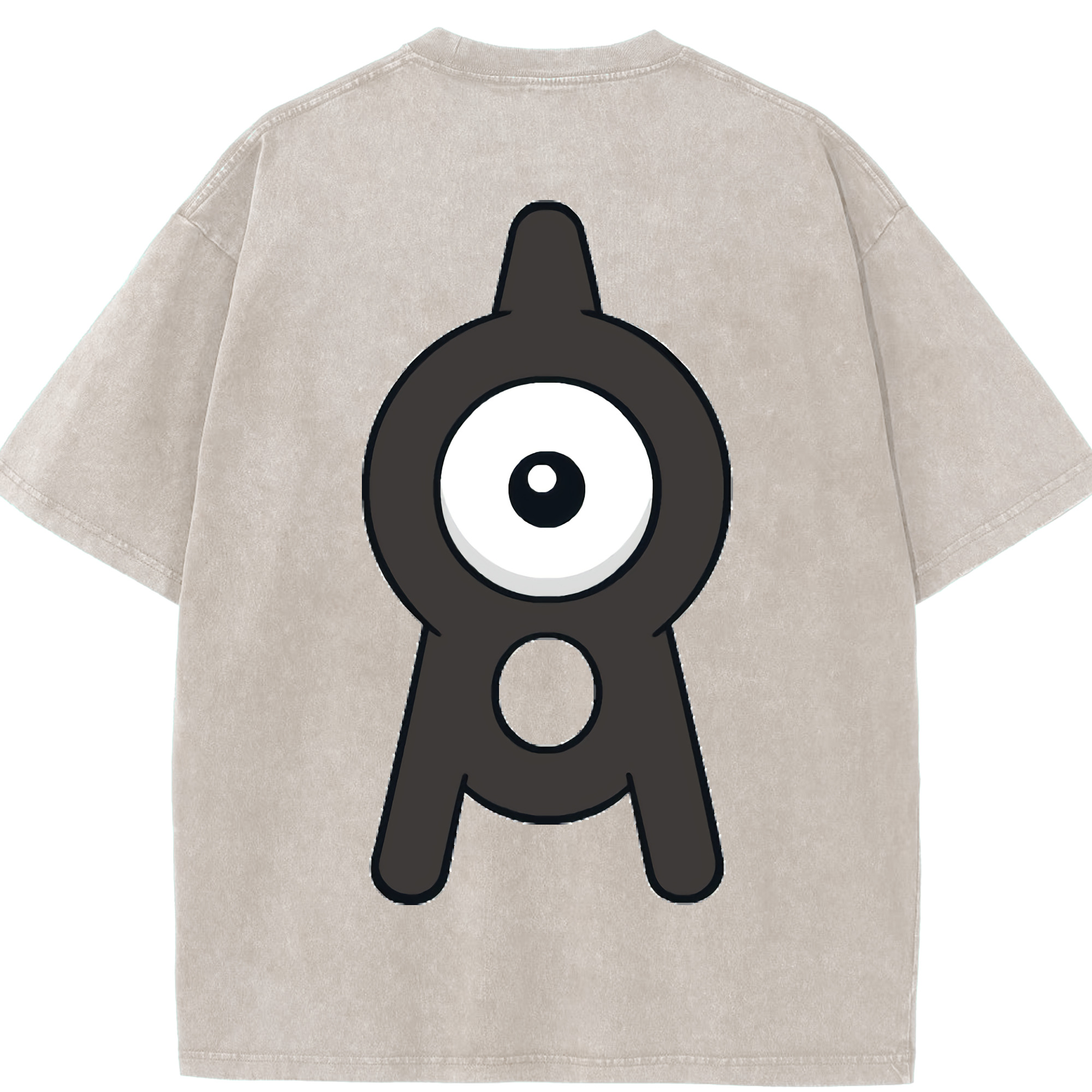 （画像用） ポケットモンスター Pokémon 綿100% ヴィンテージ風 半袖Tシャツ（背面プリント）