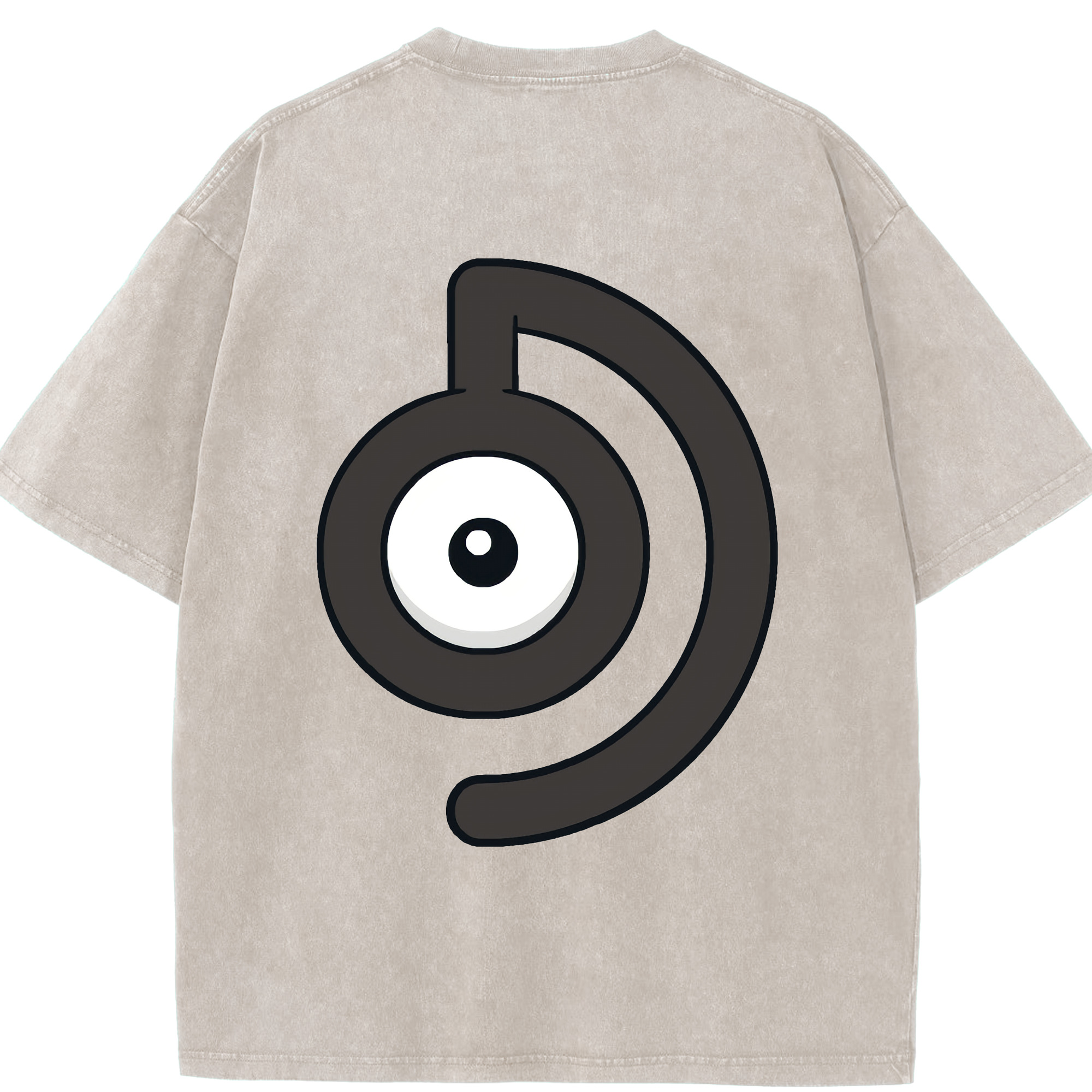 （画像用） ポケットモンスター Pokémon 綿100% ヴィンテージ風 半袖Tシャツ（背面プリント）