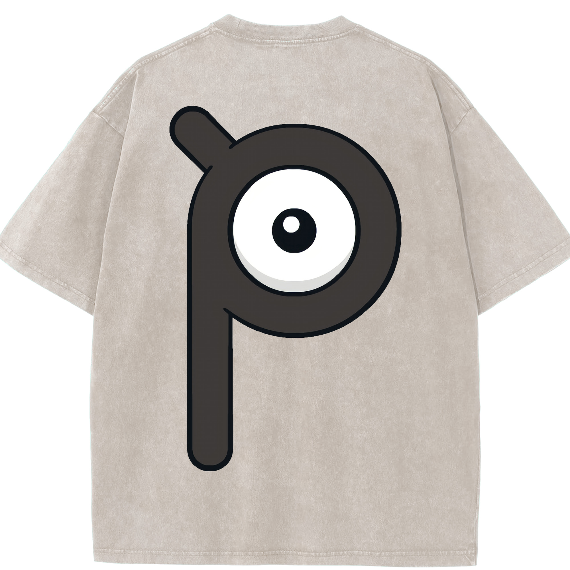 （画像用） ポケットモンスター Pokémon 綿100% ヴィンテージ風 半袖Tシャツ（背面プリント）