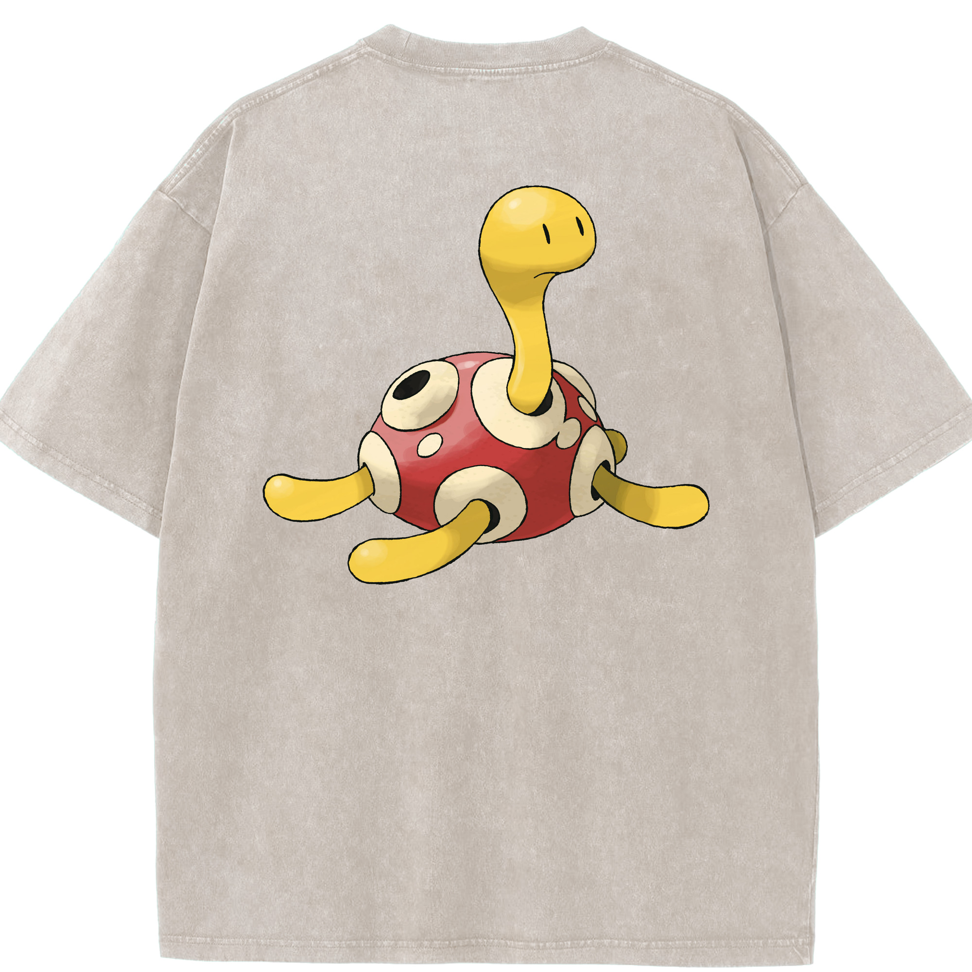 （画像用） ポケットモンスター Pokémon 綿100% ヴィンテージ風 半袖Tシャツ（背面プリント）